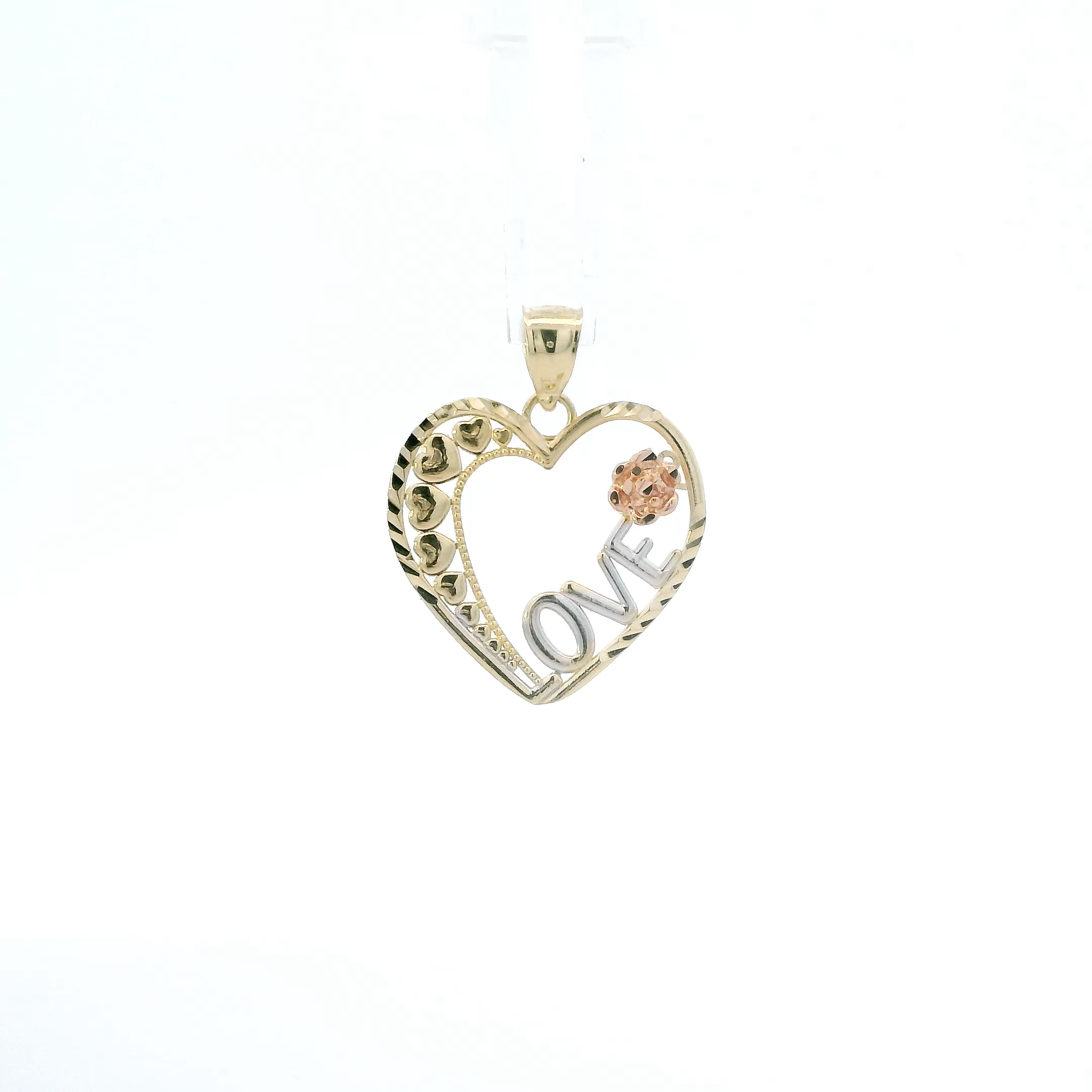14K Tri Color Gold 