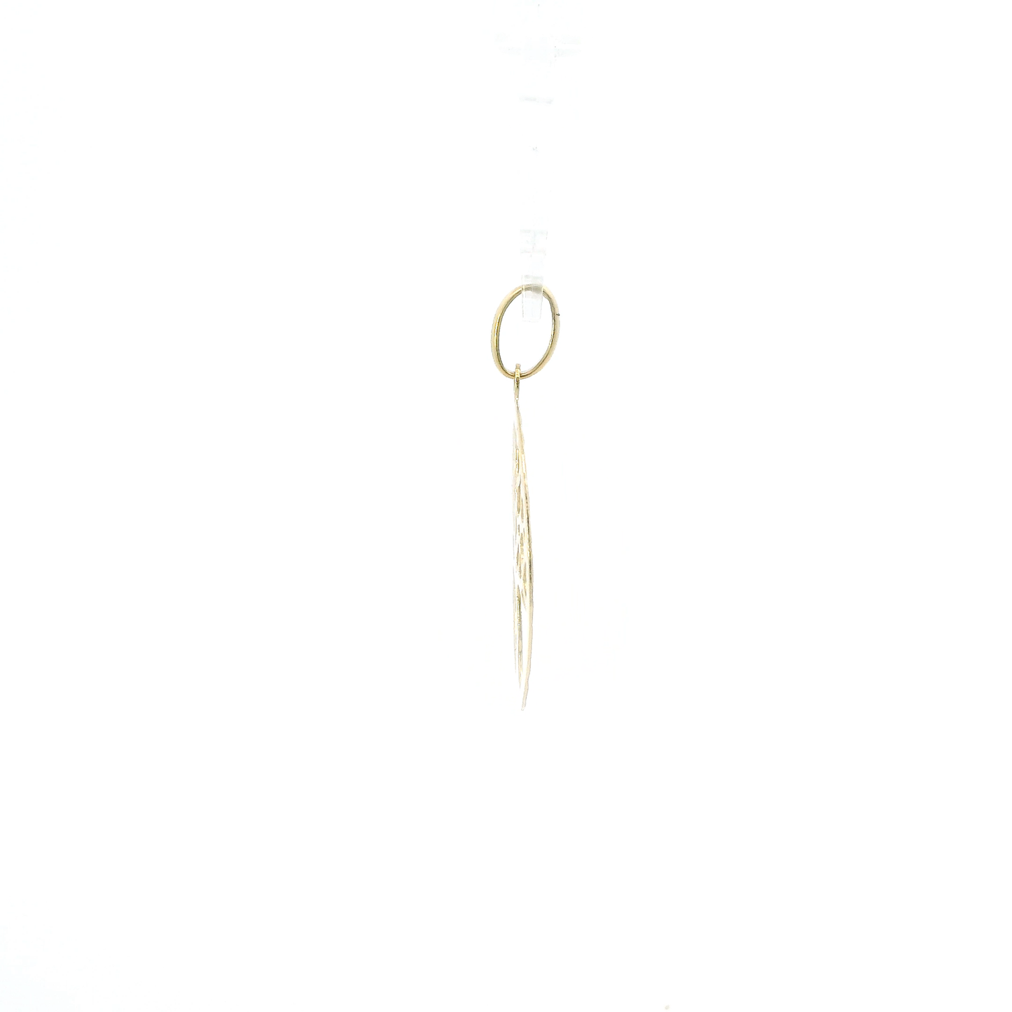 18K Yellow Gold Round Tree Of Life Pendant