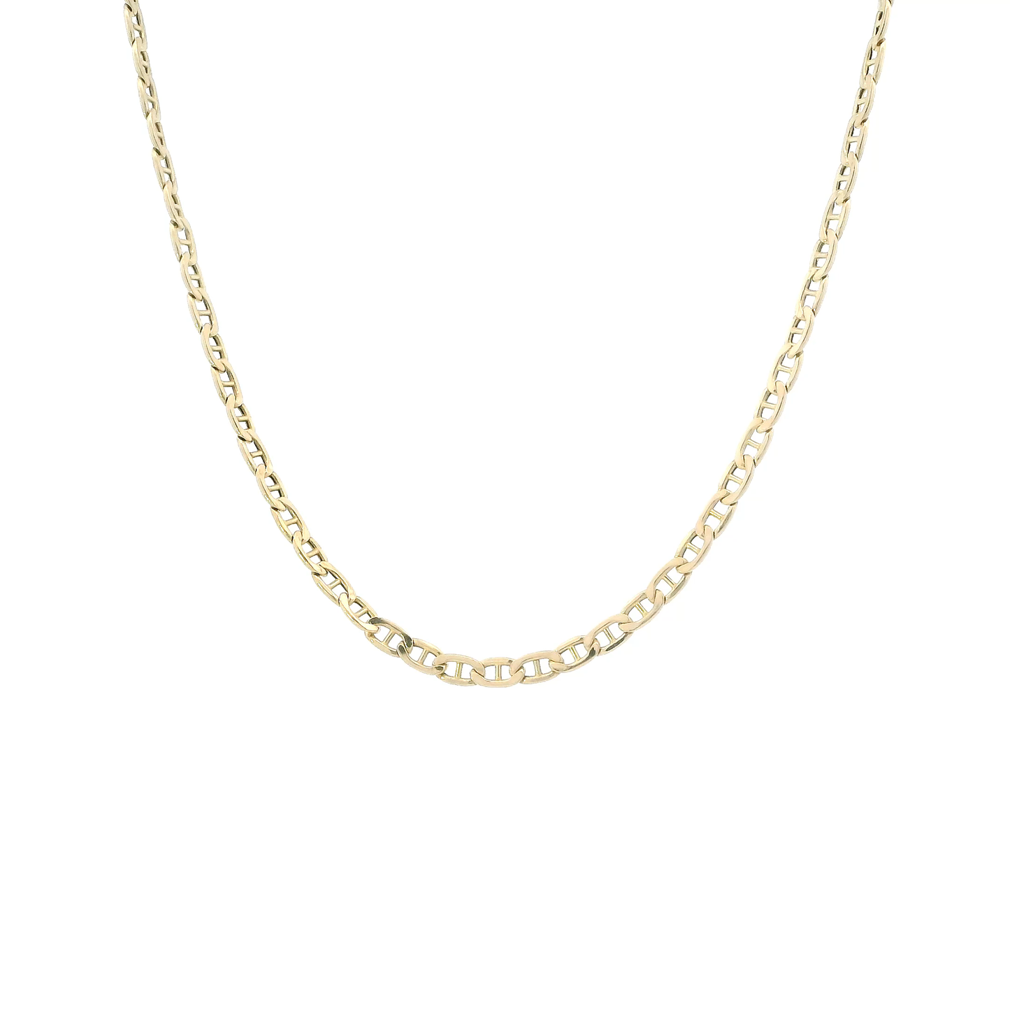 18K Yellow Gold 19.5" Mariner Chain