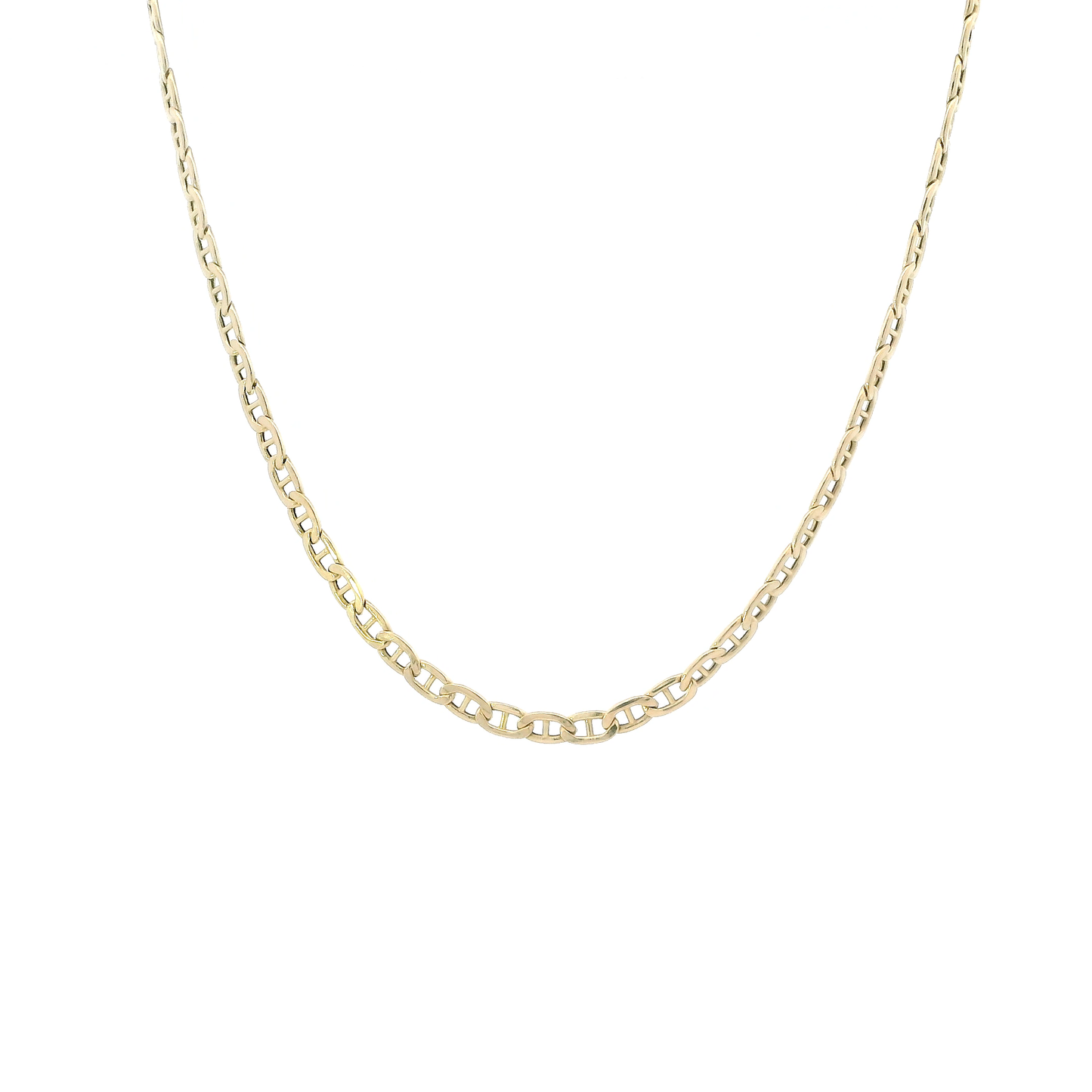 18K Yellow Gold 19.5" Mariner Chain