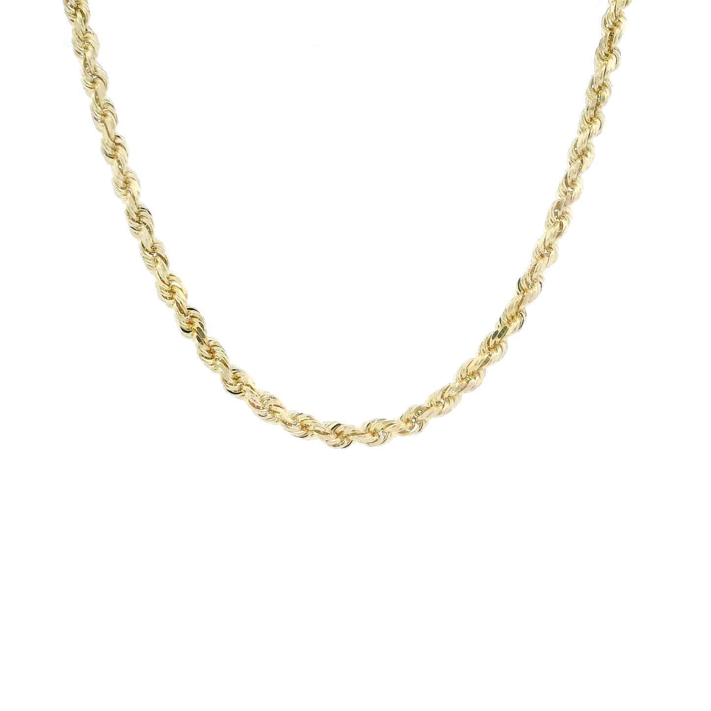 14K Yellow Gold 21.5" Rope Chain