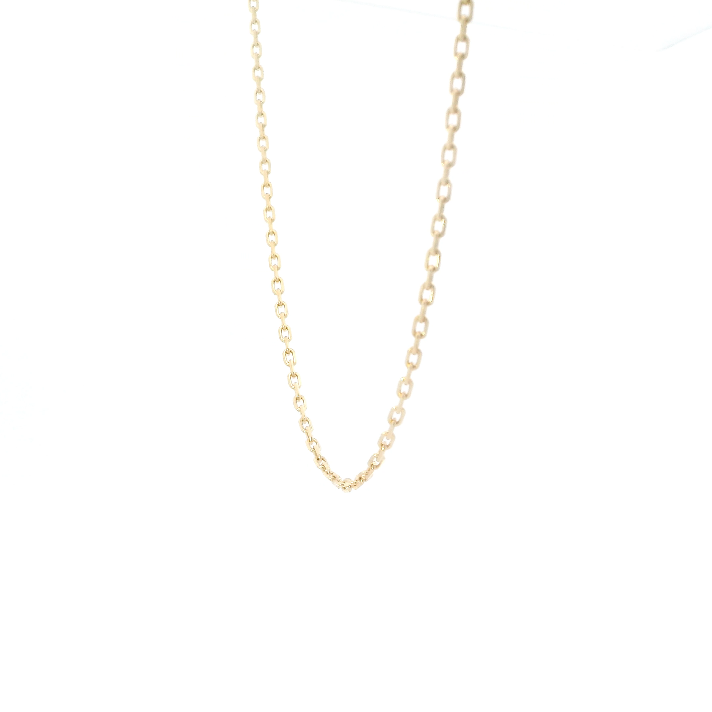 18K Yellow Gold 17.5" Cable Chain