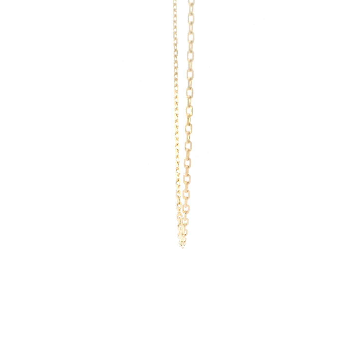 18K Yellow Gold 17.5" Cable Chain