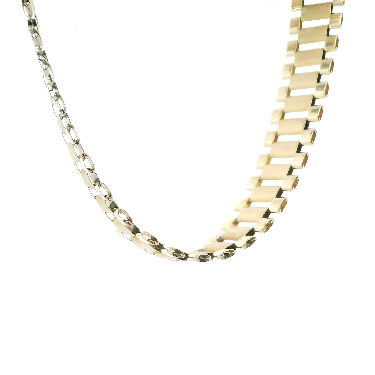 10K Yellow Gold 22" Hollow Rolex Chain