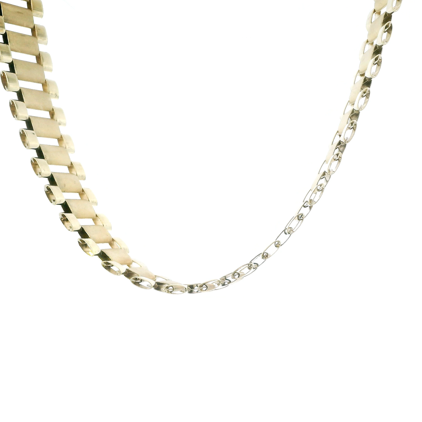 10K Yellow Gold 22" Hollow Rolex Chain