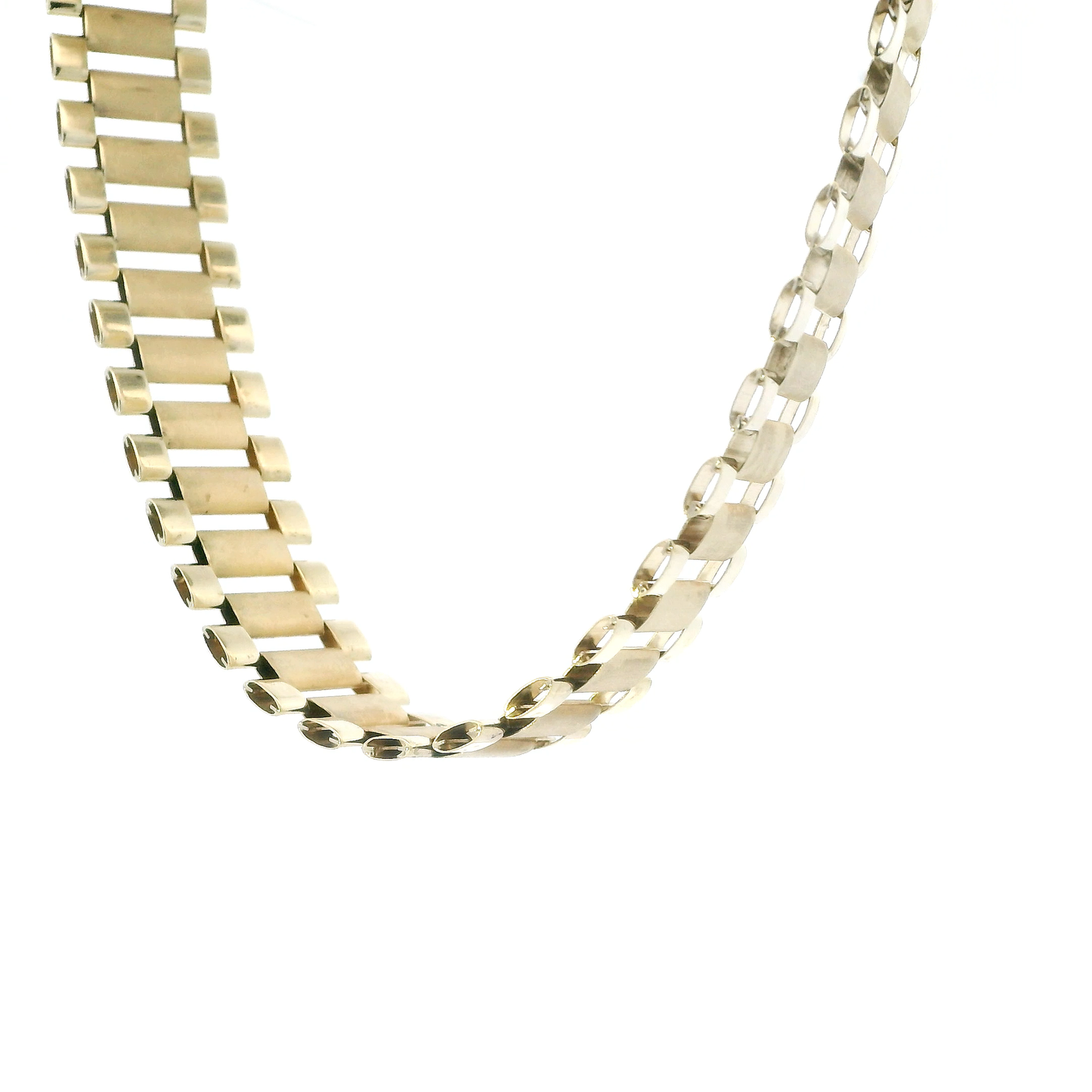 10K Yellow Gold 22" Hollow Rolex Chain