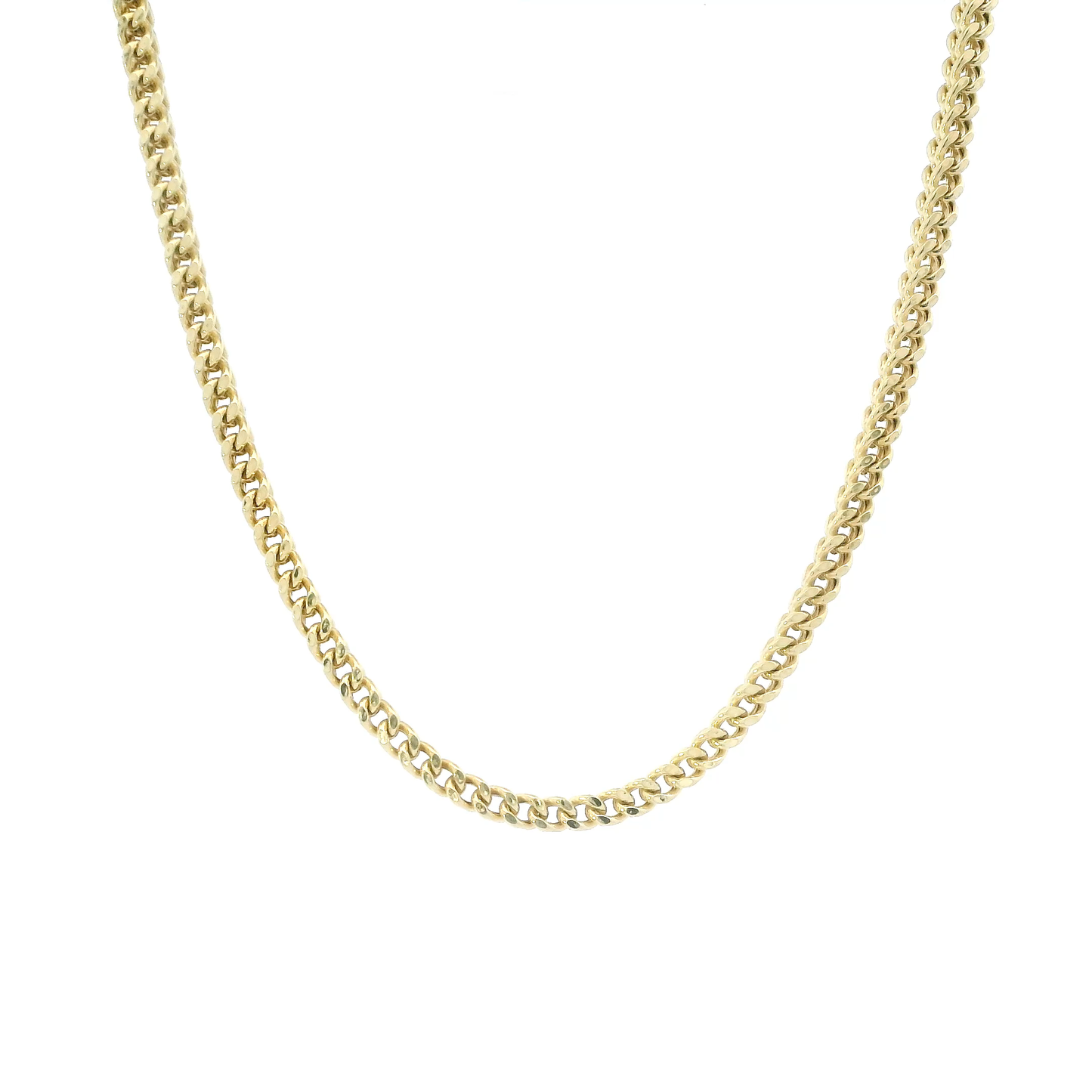 10K Yellow Gold 21.5" Franco Chain