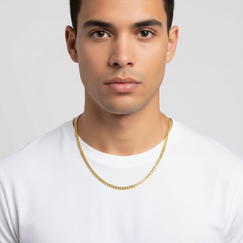 10K Yellow Gold 21.5" Franco Chain