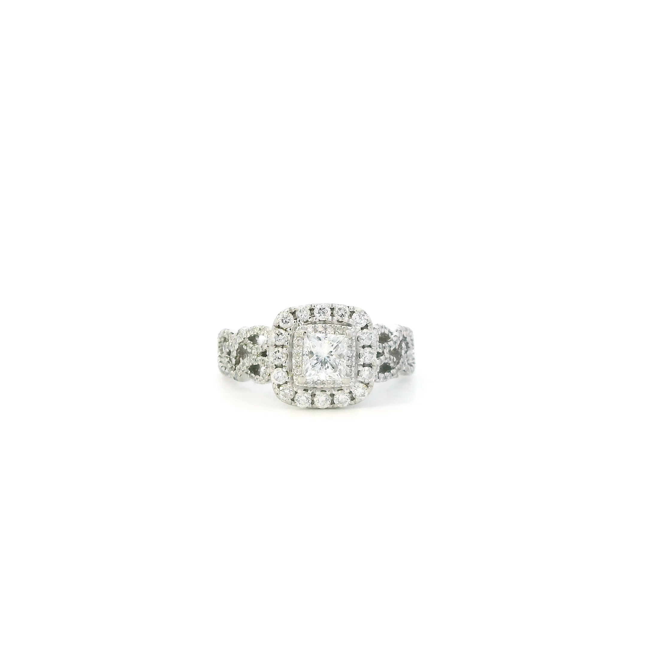 14K White Gold 