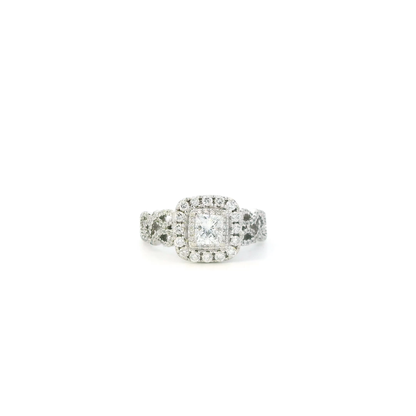 14K White Gold "Neil Lane" Diamond Womens Ring - 1.23ct