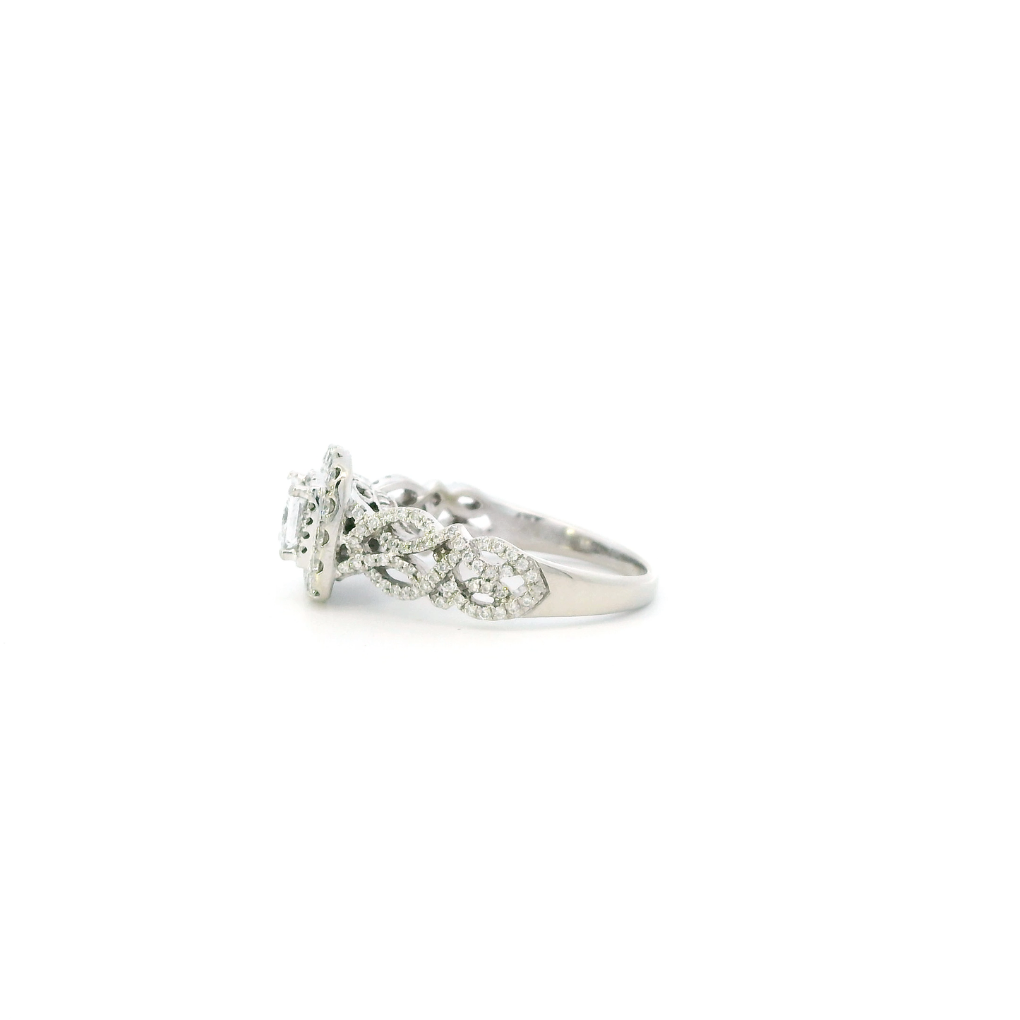 14K White Gold "Neil Lane" Diamond Womens Ring - 1.23ct