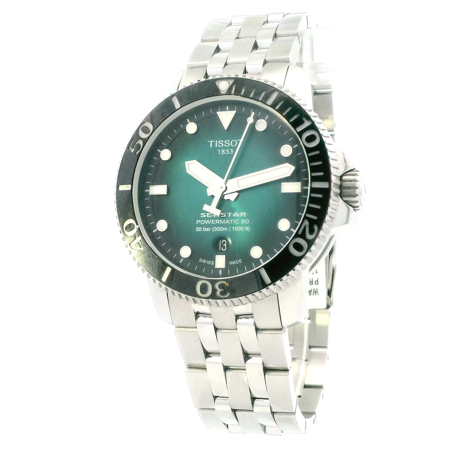 Tissot 1853 Seastar Automatic Mens Wristwatch - T120.407.11.091.01