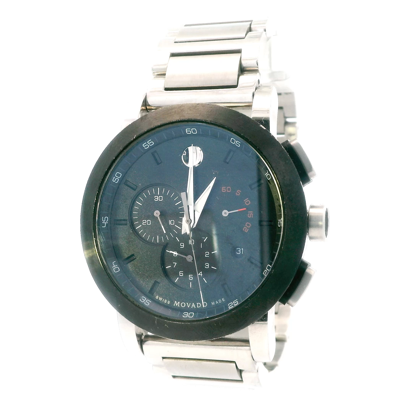 Movado Signature Sport Stainless Steel Mens Wristwatch - 07.1.14.1162