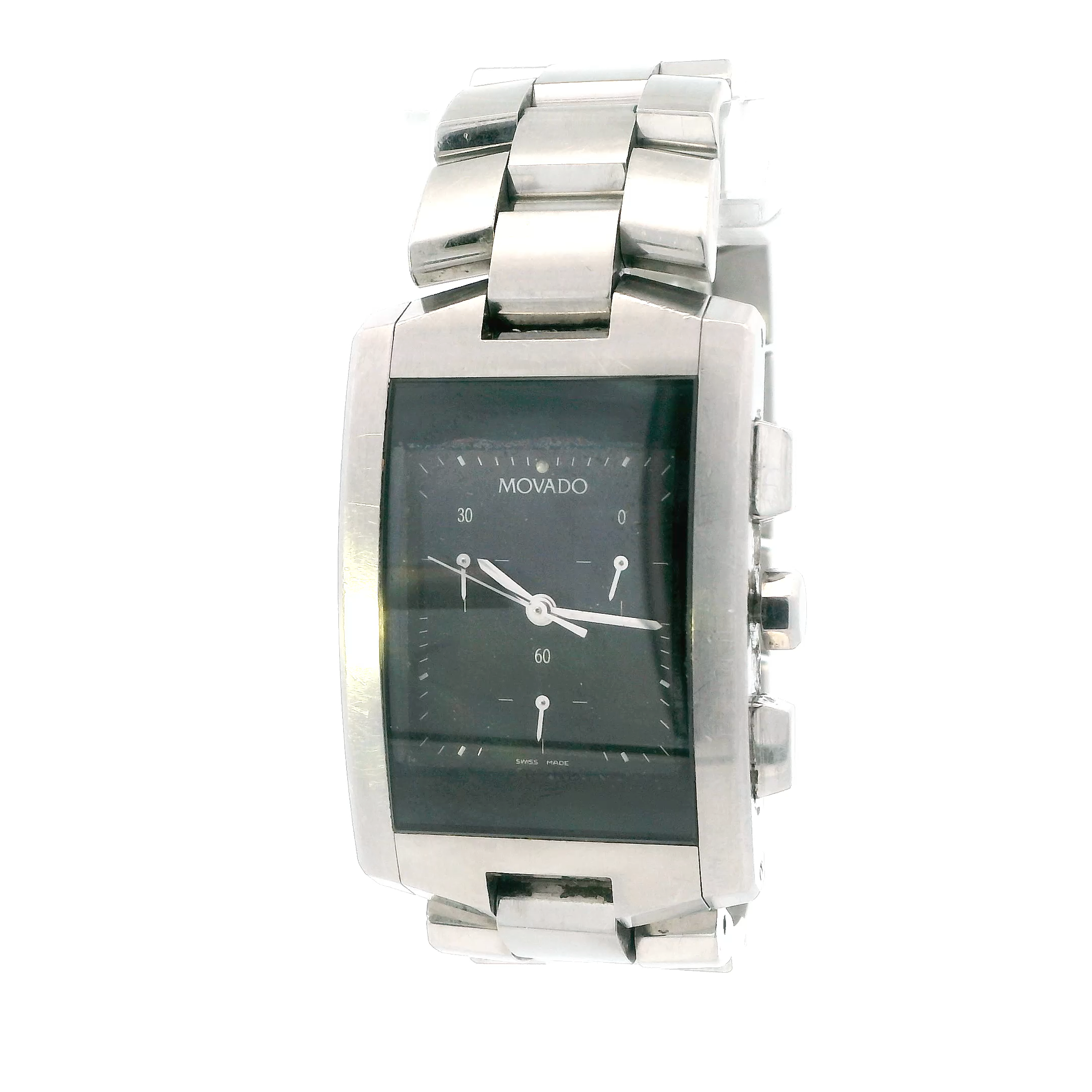 Movado Eliro Chronograph Stainless Steel Mens Wristwatch - 0604681
