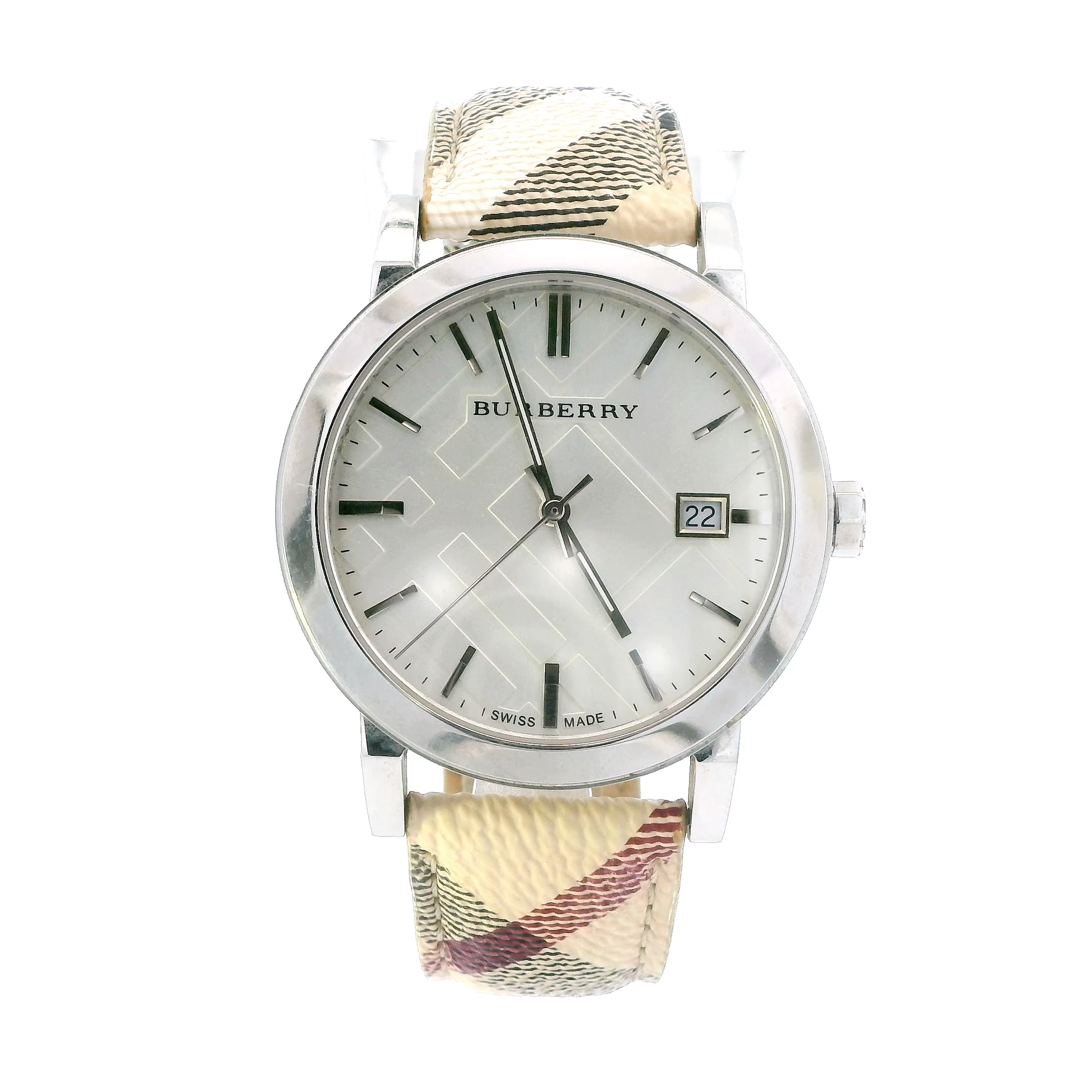 Burberry Heritage Nova Checkered  Unisex Wristwatch - BU9022