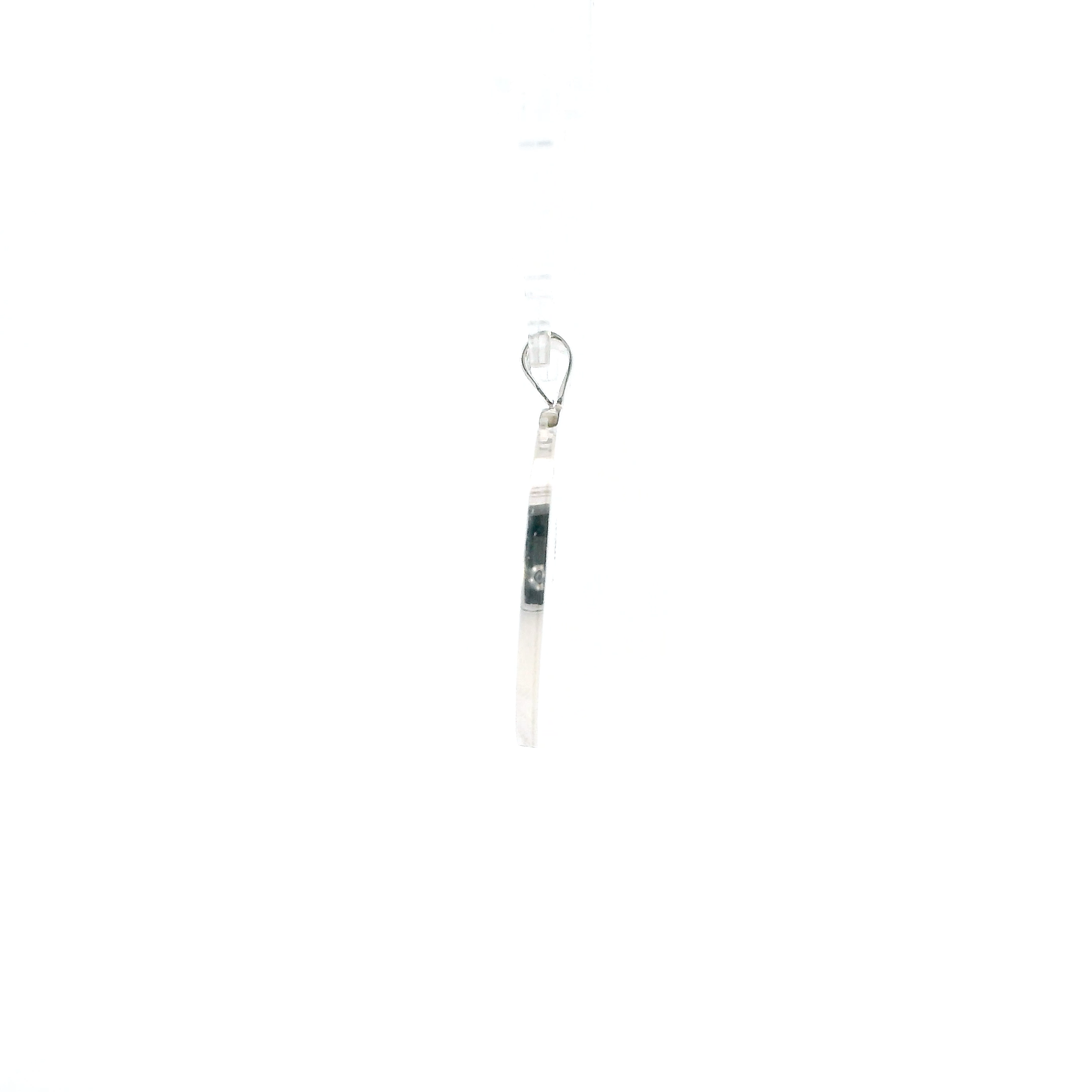 Silver Moon Mountain Pendant