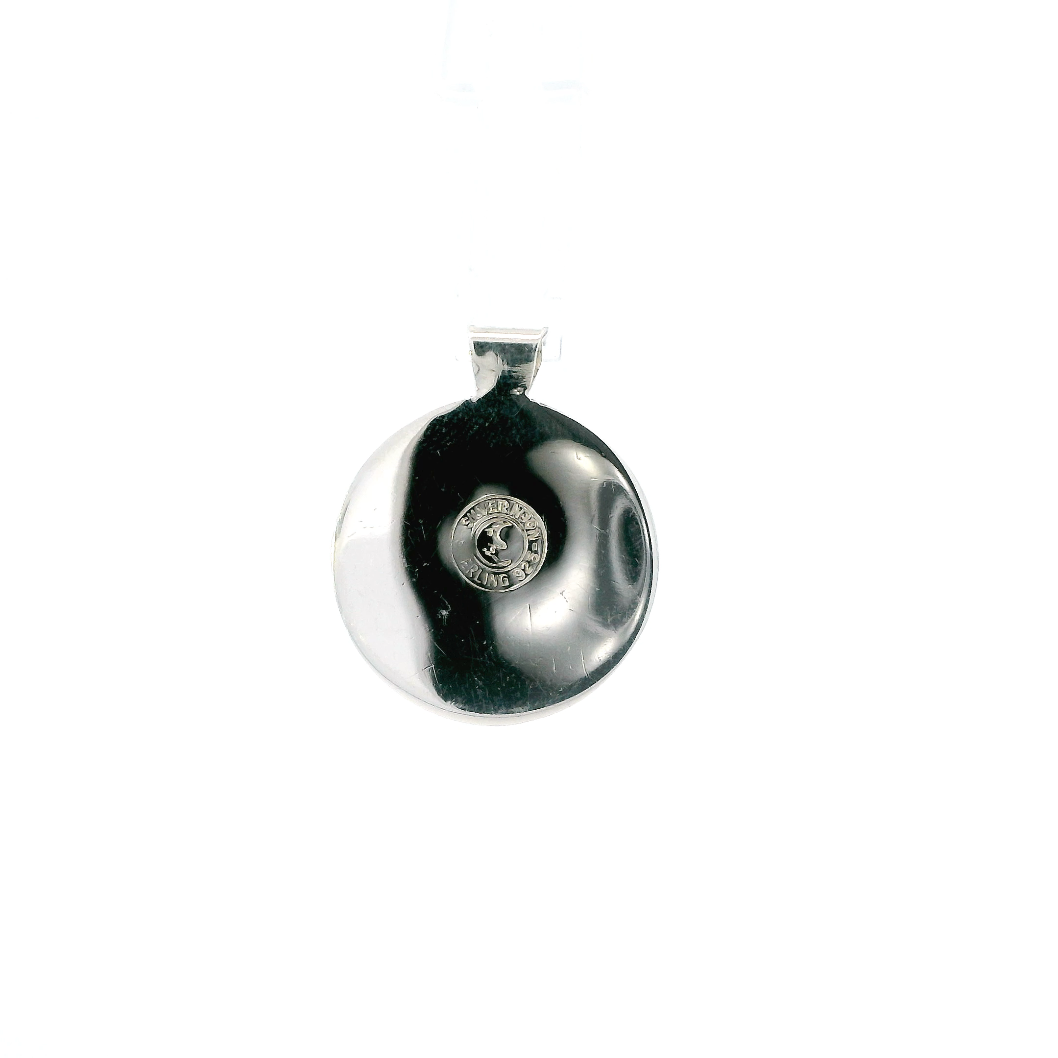 Silver Moon Mountain Pendant