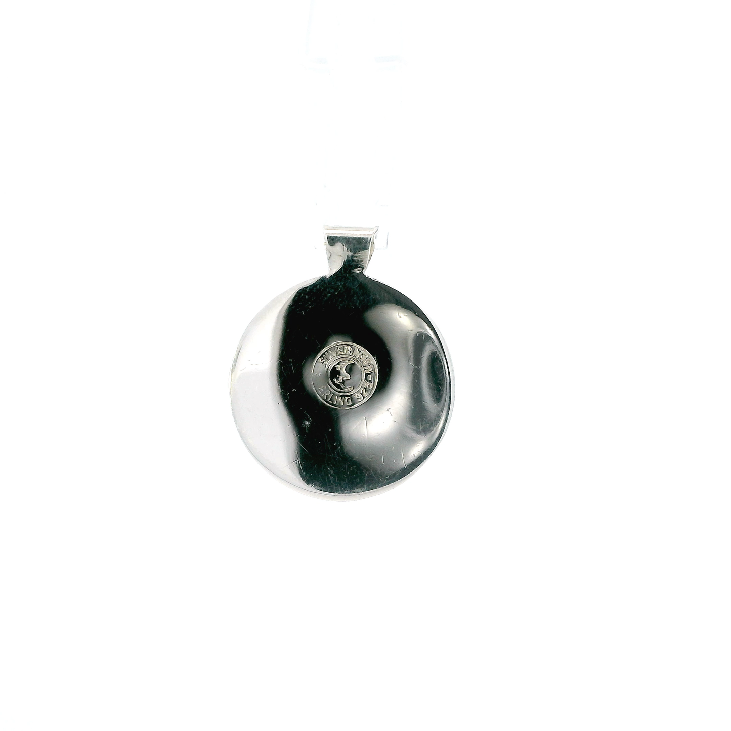 Silver Moon Mountain Pendant
