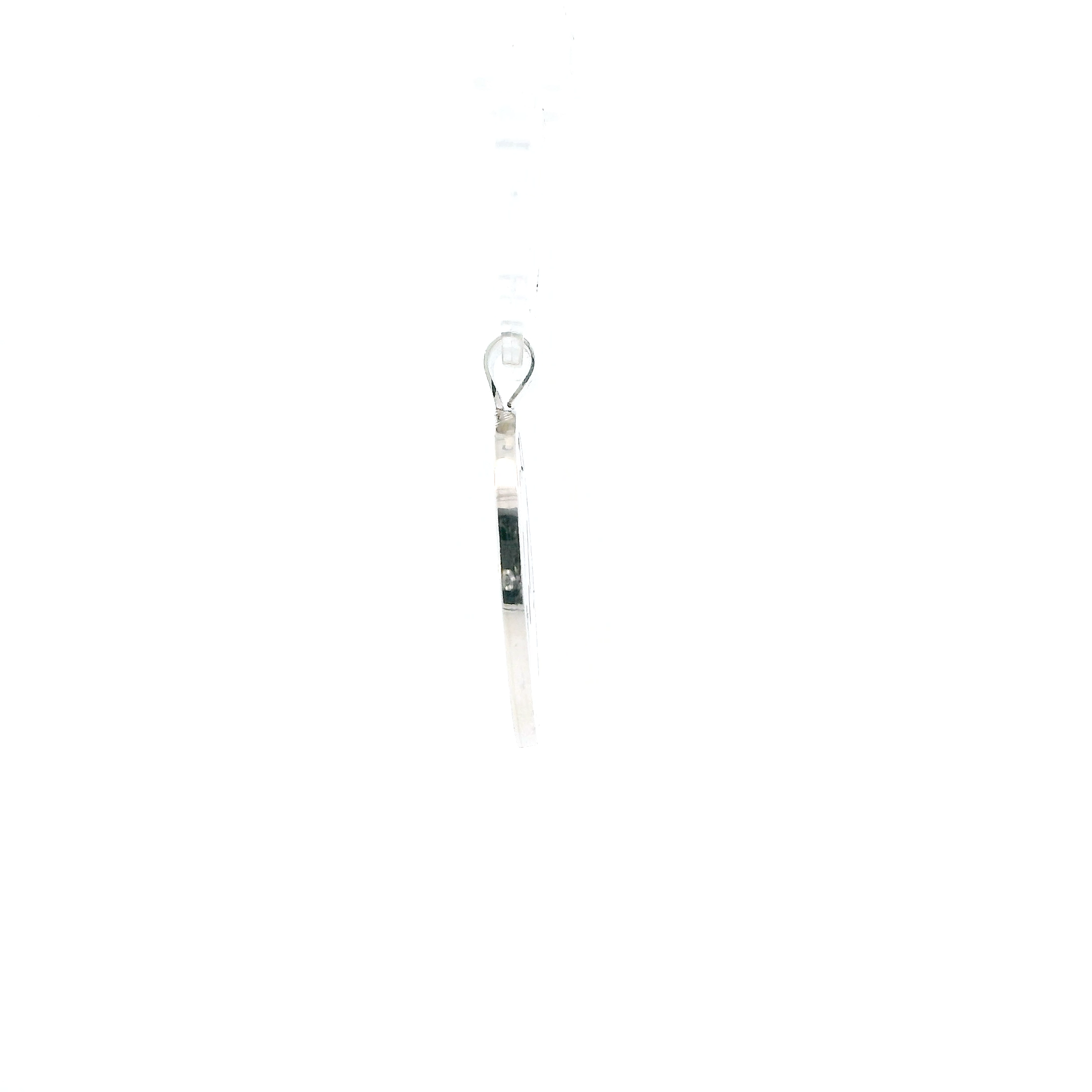 Silver Moon Mountain Pendant