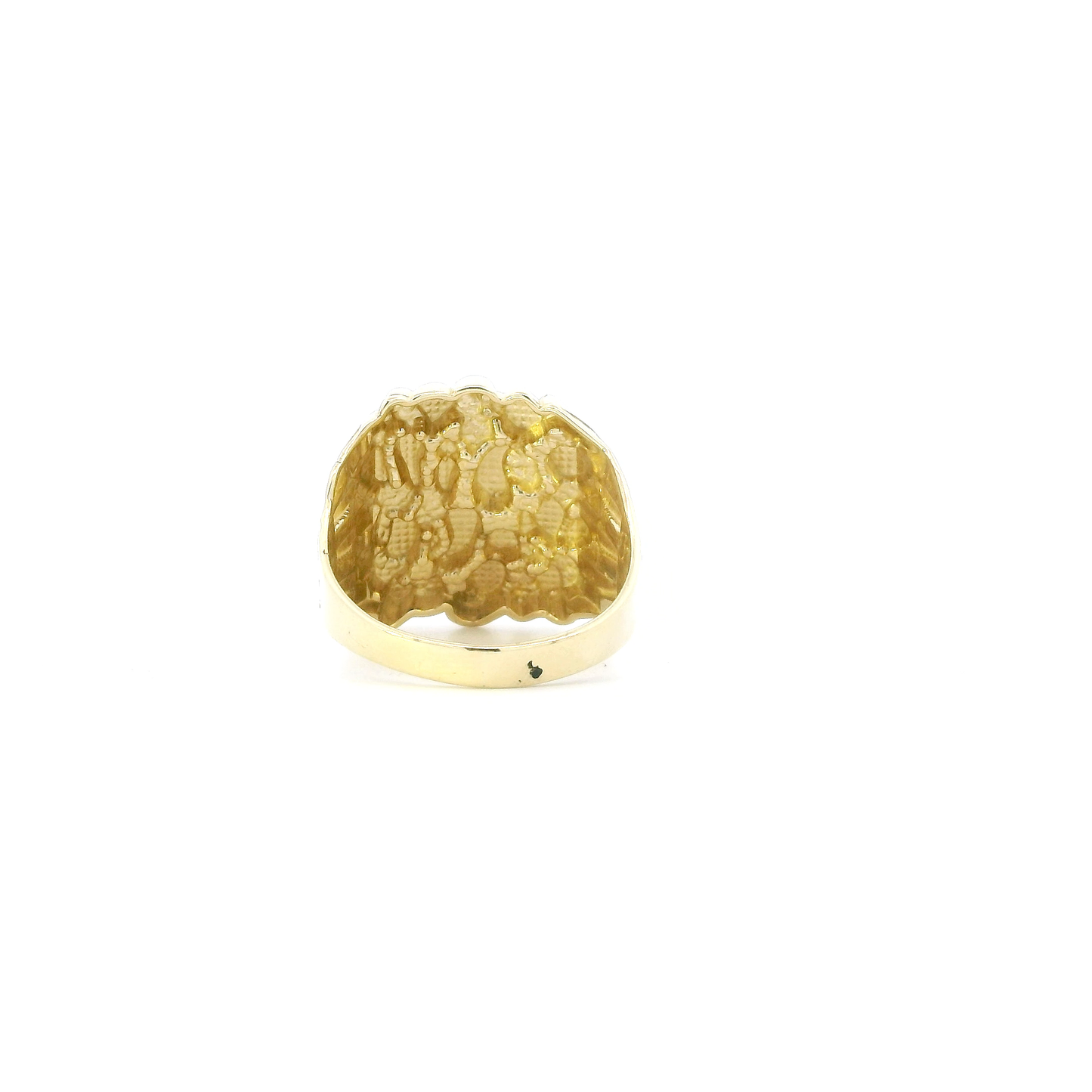 10K Yellow Gold Nugget Ring