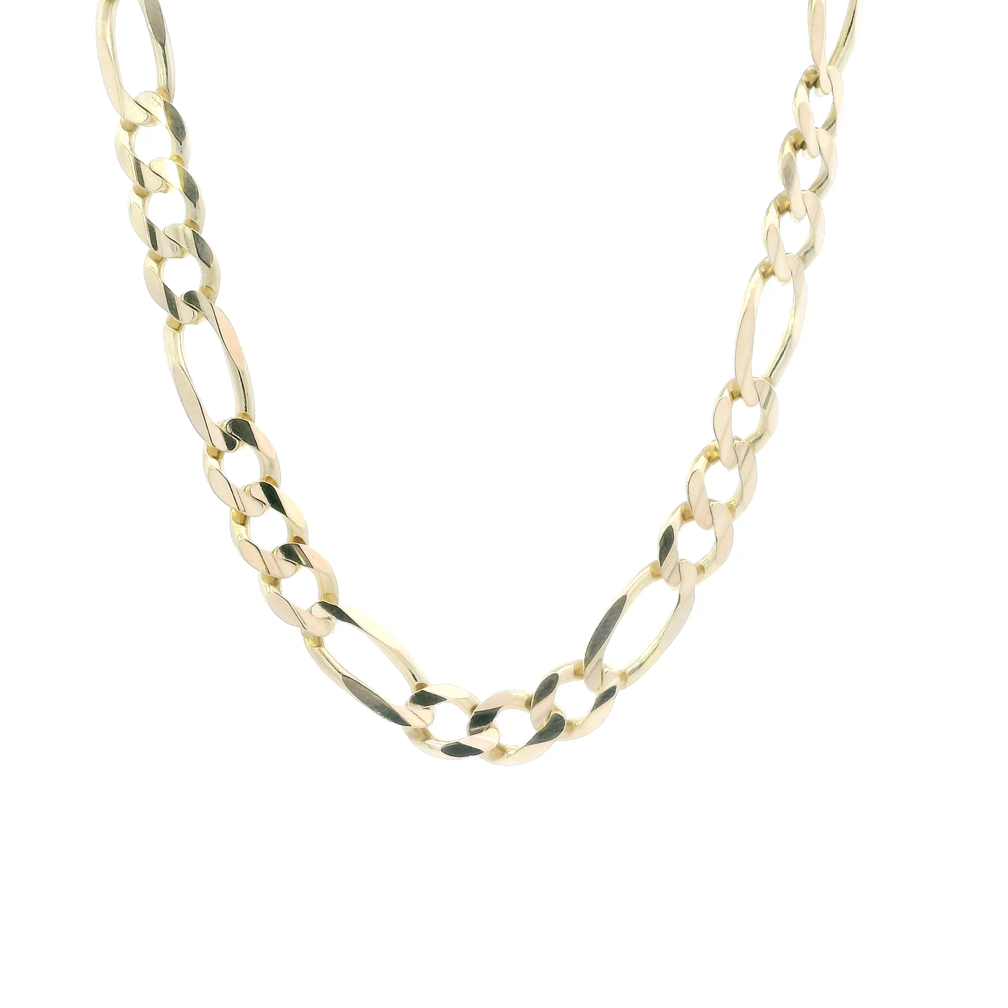 14K Yellow Gold 25" Figaro Chain