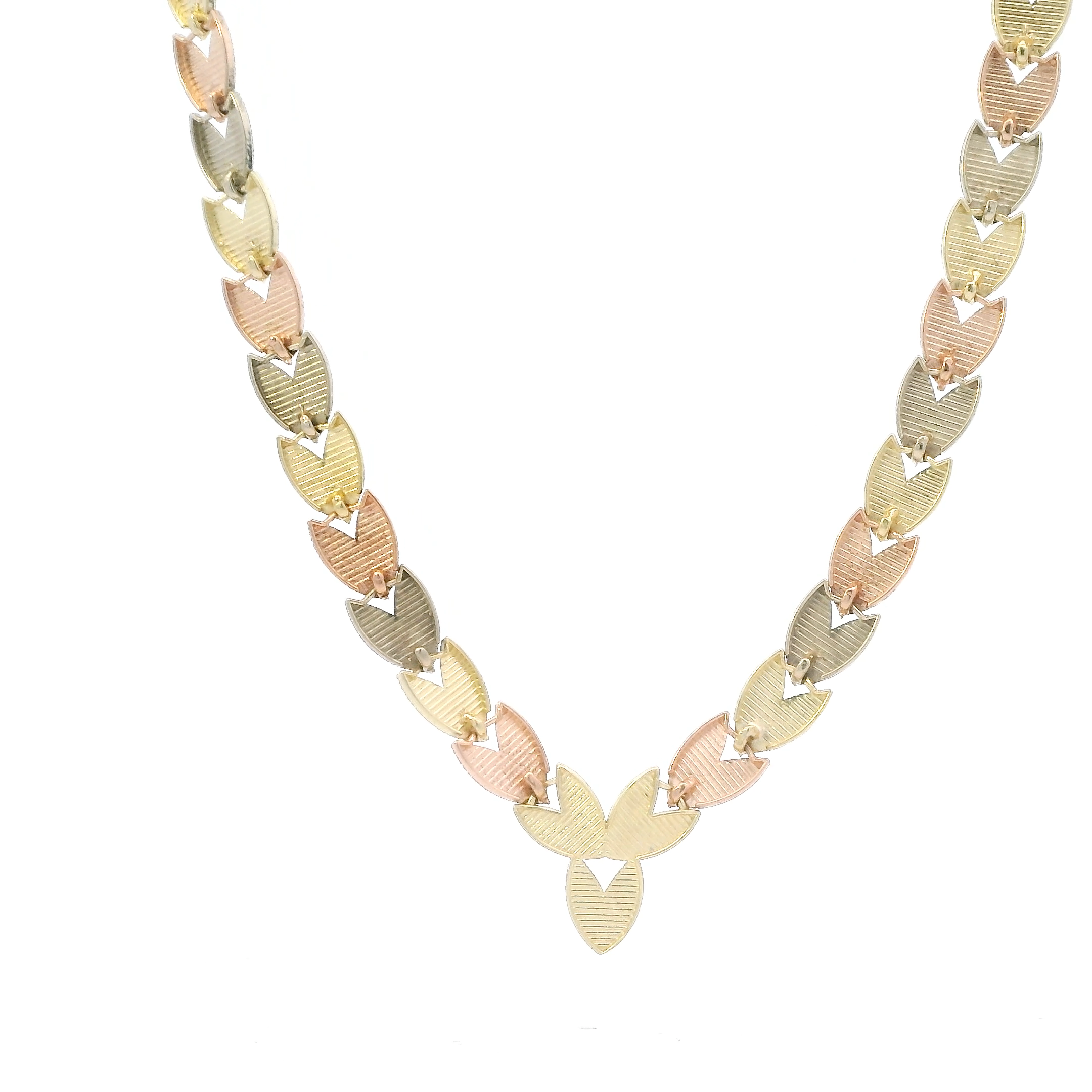 14K Tri Color Gold 19