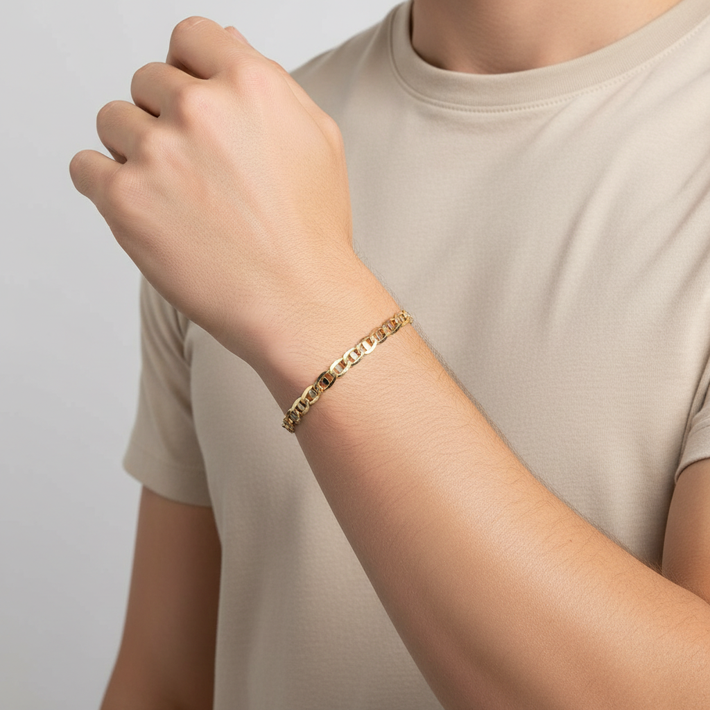 14K Yellow Gold 8