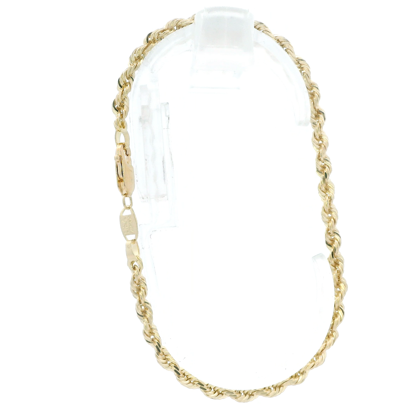 14K Yellow Gold 8" Rope Bracelet
