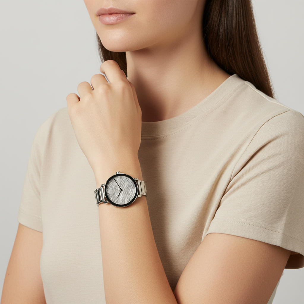 Movado Bold Evolution Stainless Steel Womens Wristwatch - 3601151