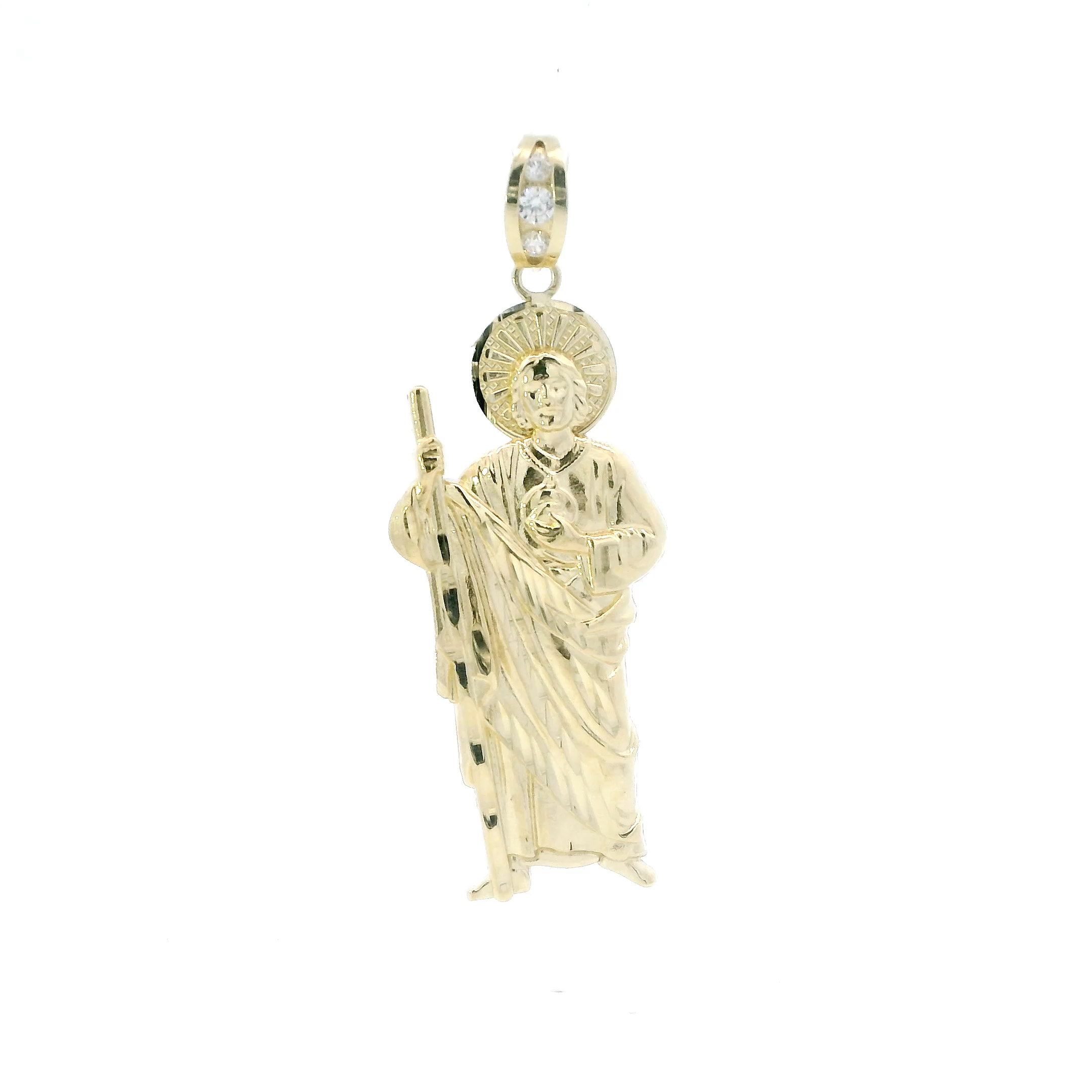 10K Yellow Gold Saint Jude Pendant
