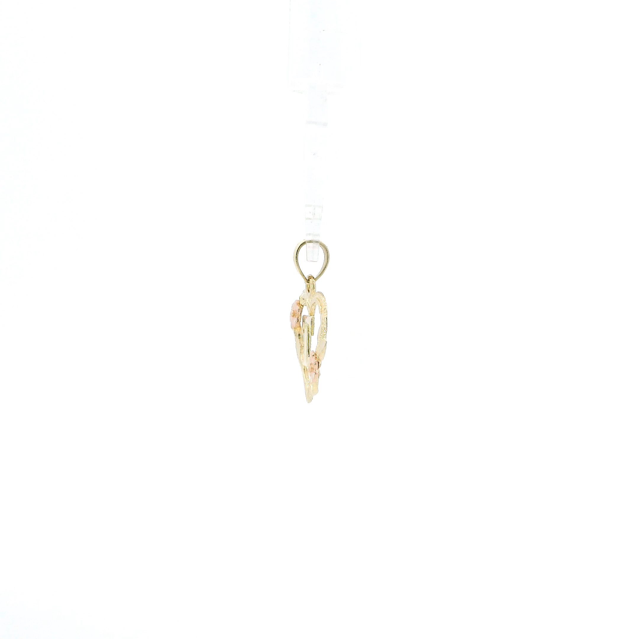 14K Yellow & Rose Gold Letter 