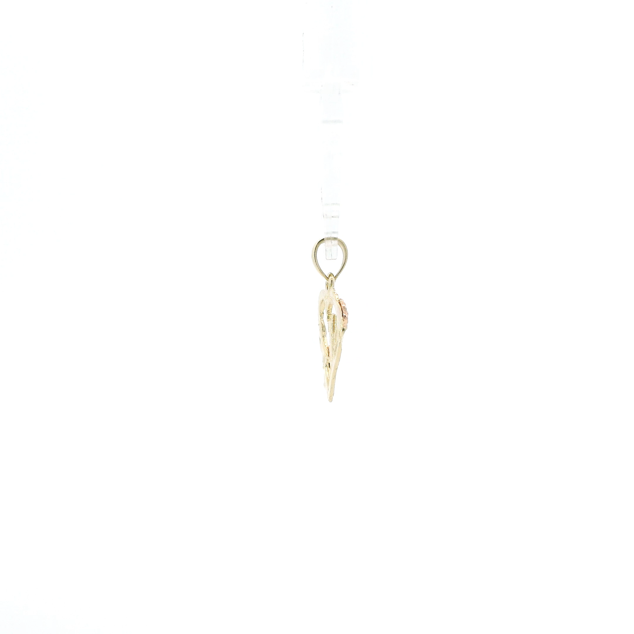 14K Yellow & Rose Gold Letter 