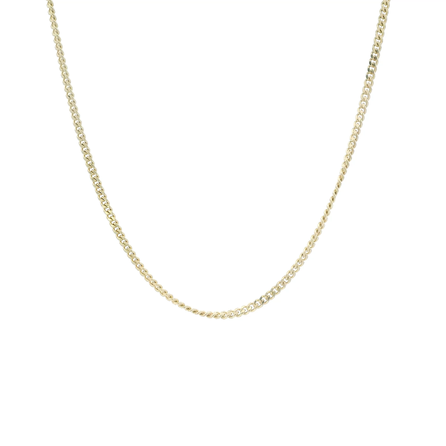 14K Yellow Gold 16" Cuban Chain