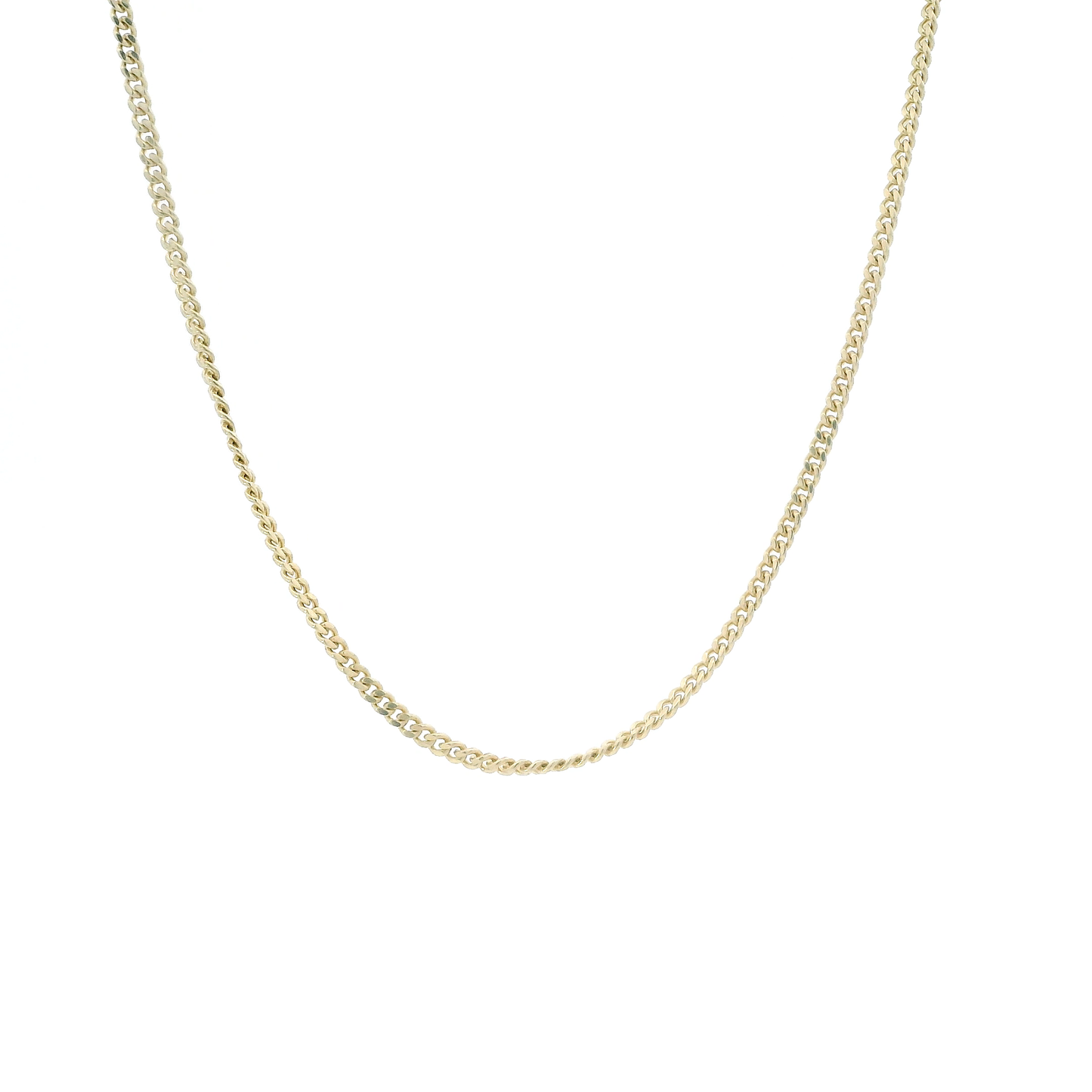 14K Yellow Gold 16" Cuban Chain