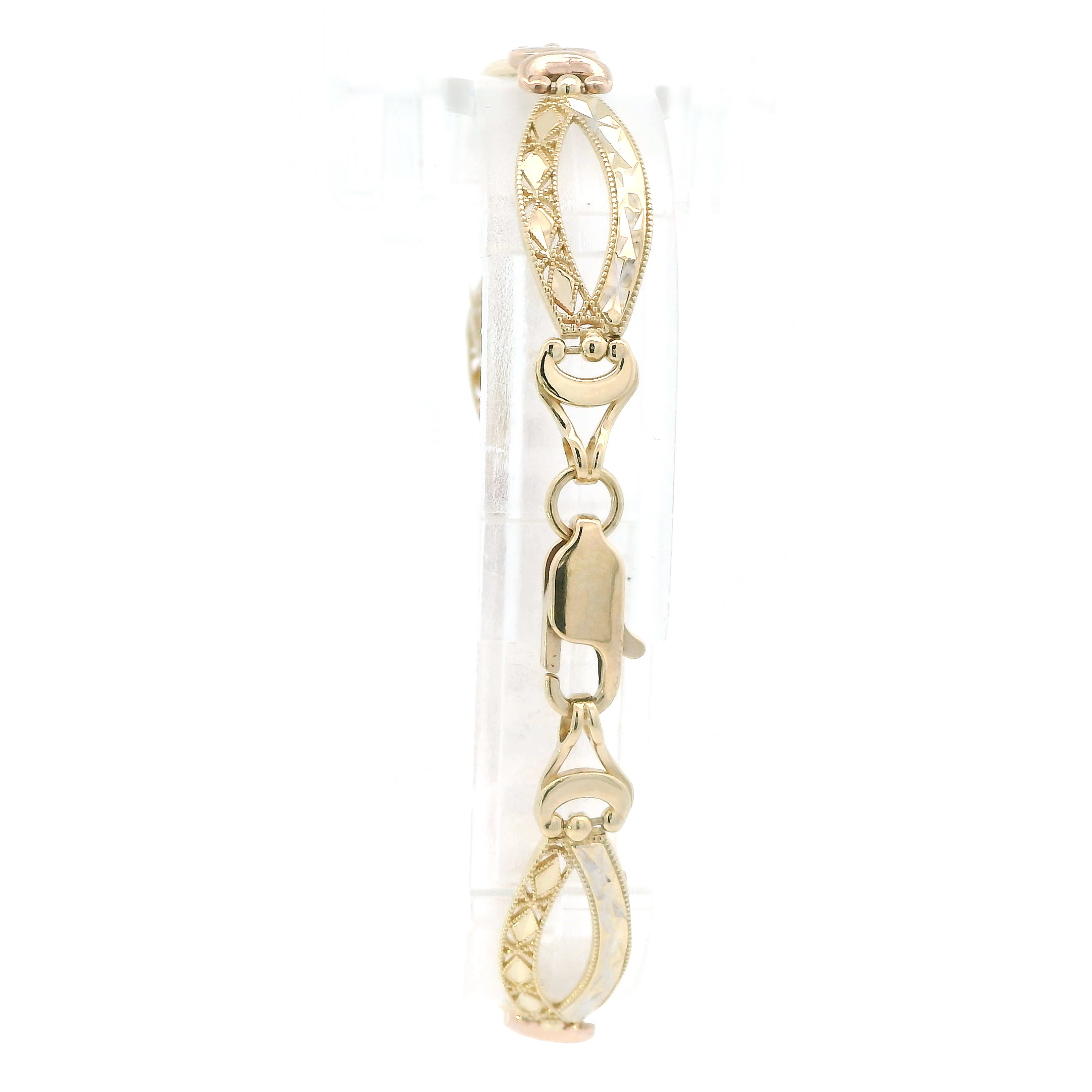 14K Tri Color Gold 7