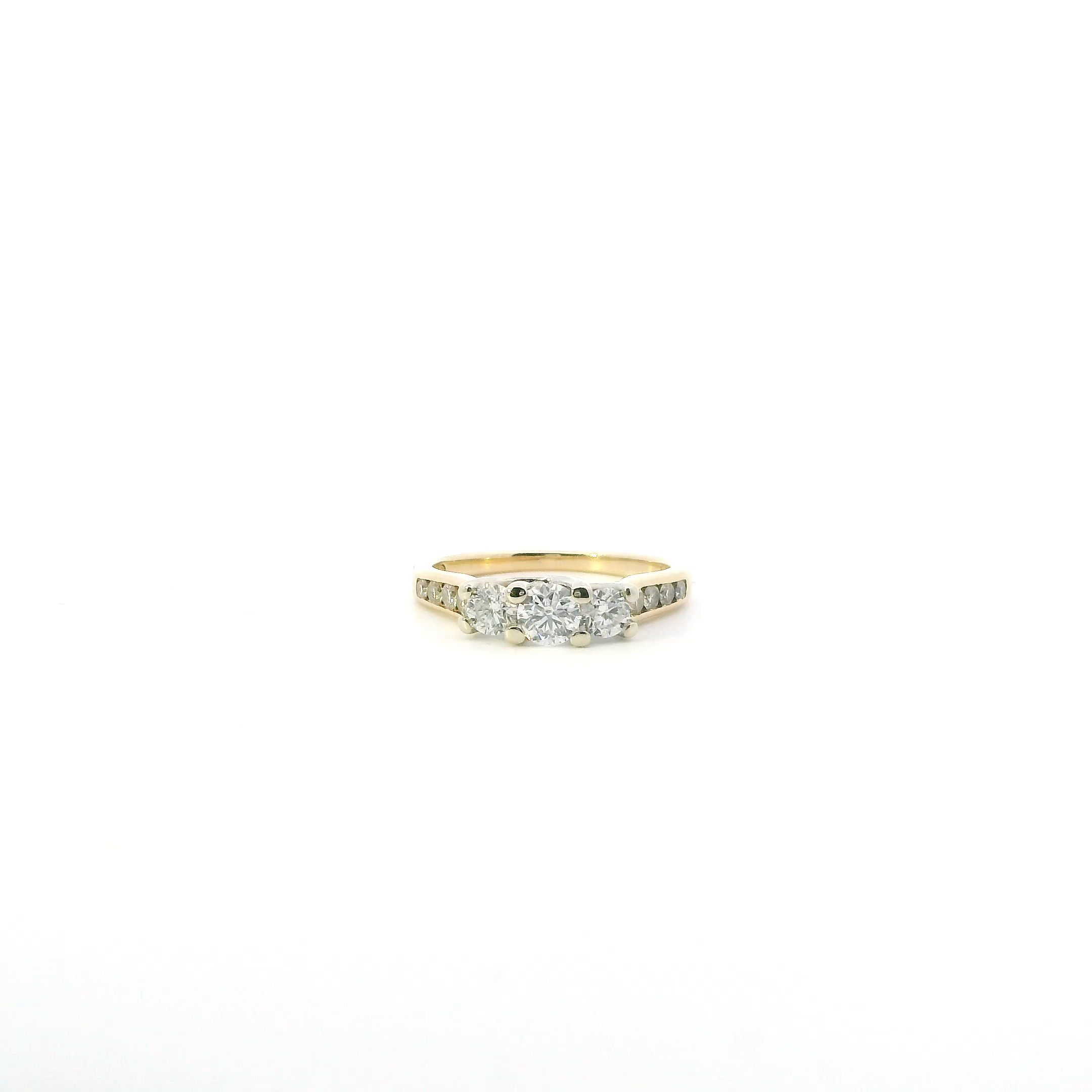 14K Yellow & White Gold Diamond  