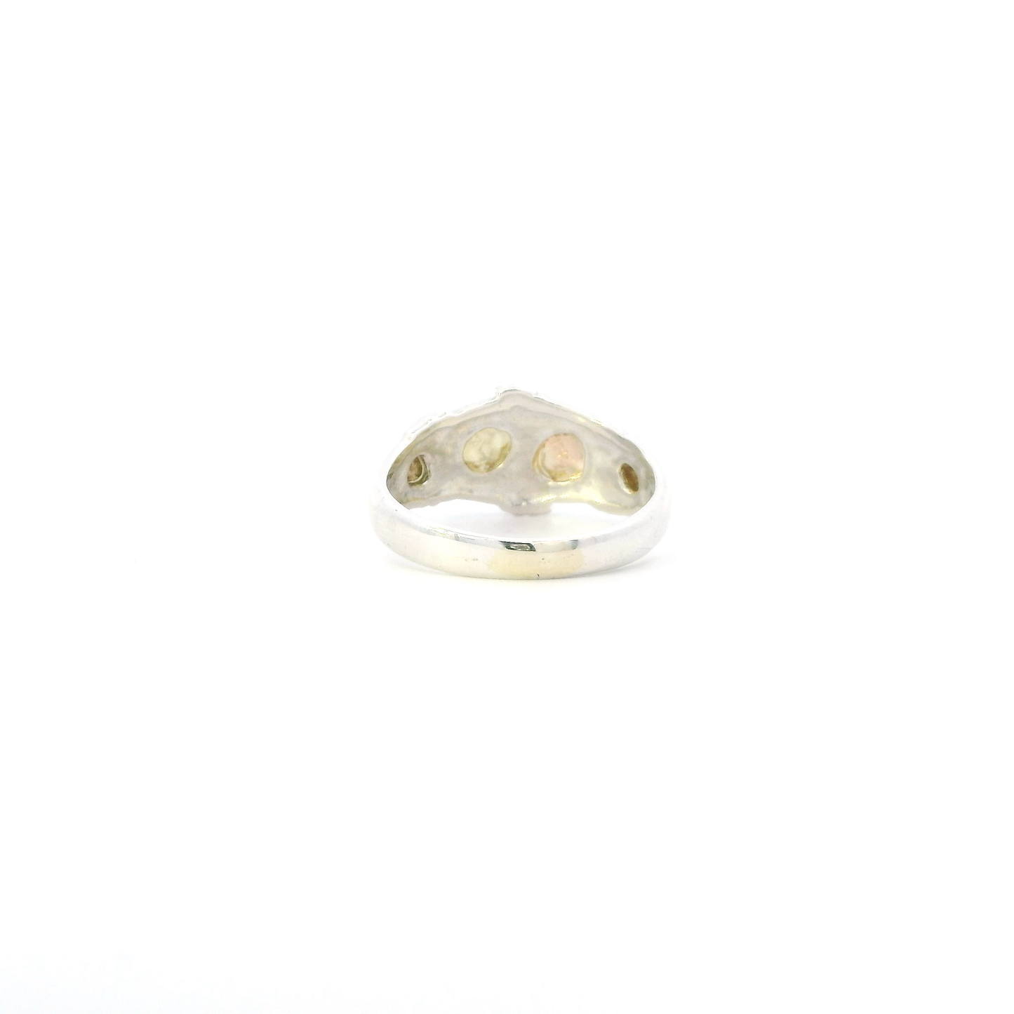 Silver Leaf Style Hallmarked "Sun" South Dakota Gold Company Ring