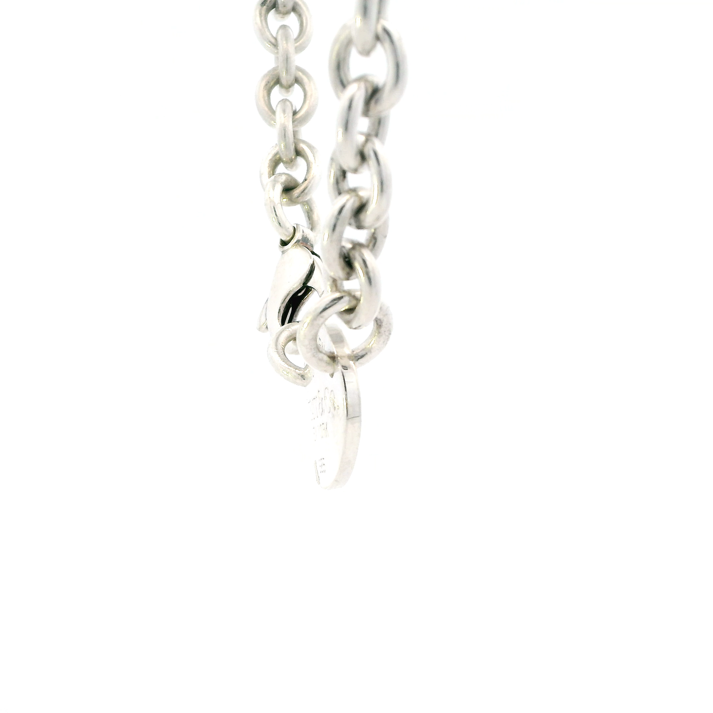 Tiffany & Co Sterling Silver "Please Return To" Cable Necklace