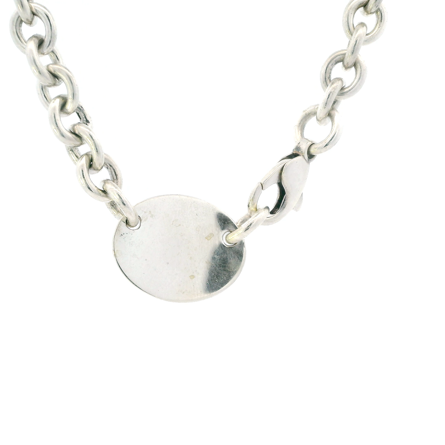 Tiffany & Co Sterling Silver "Please Return To" Cable Necklace