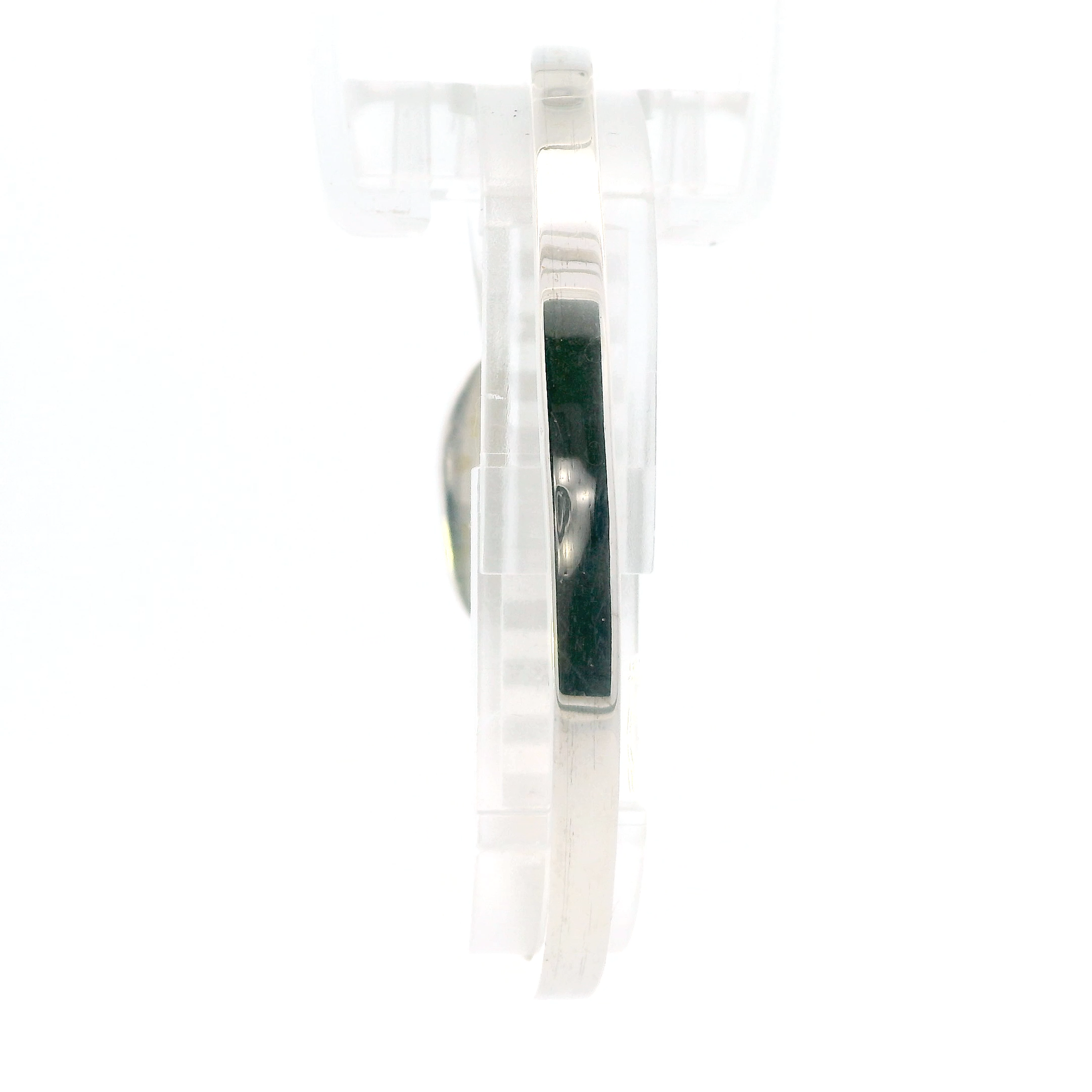 Vintage Sterling Silver Sugilite & Malachite Bangle Bracelet