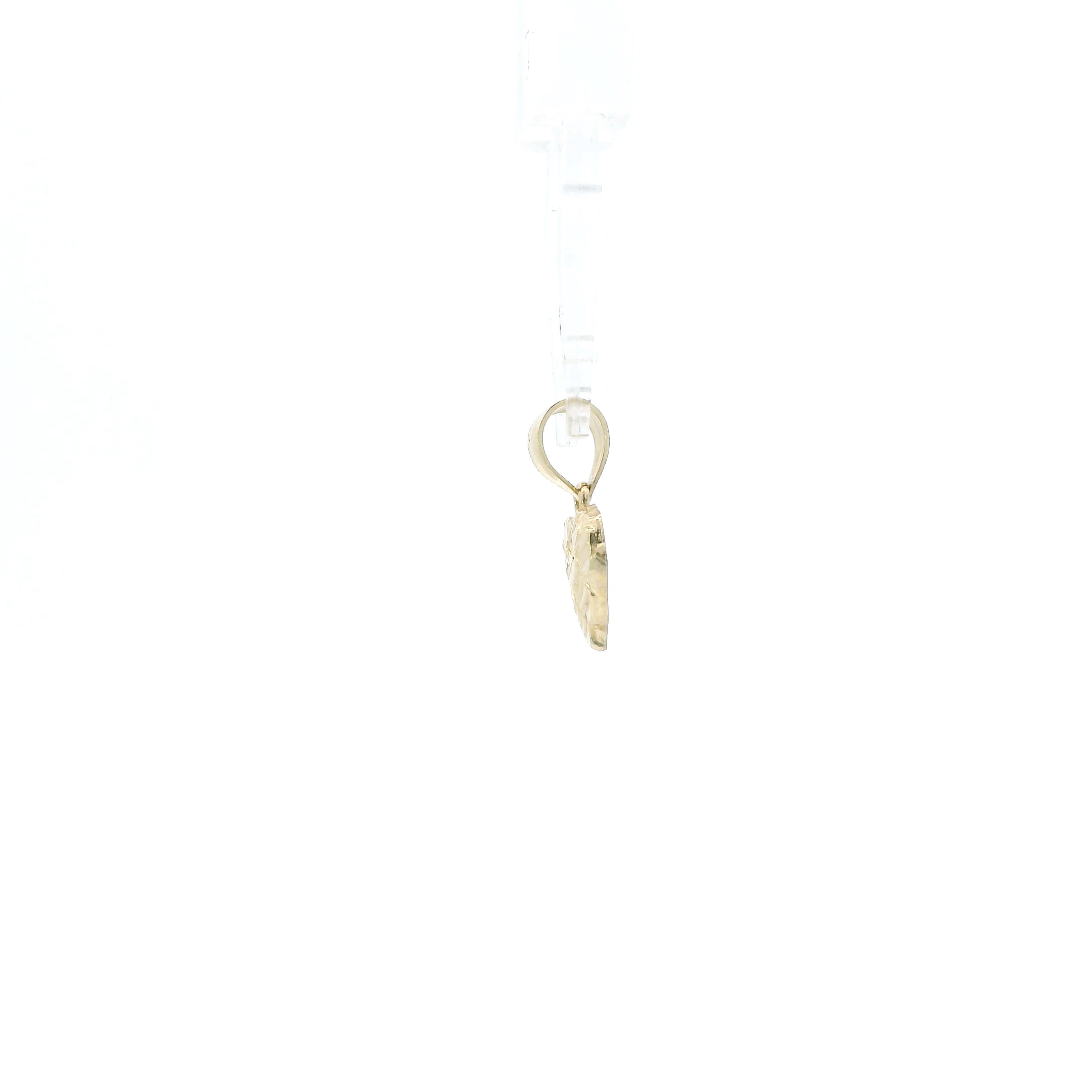 Colgante Corazón Pepita Oro Amarillo 10K