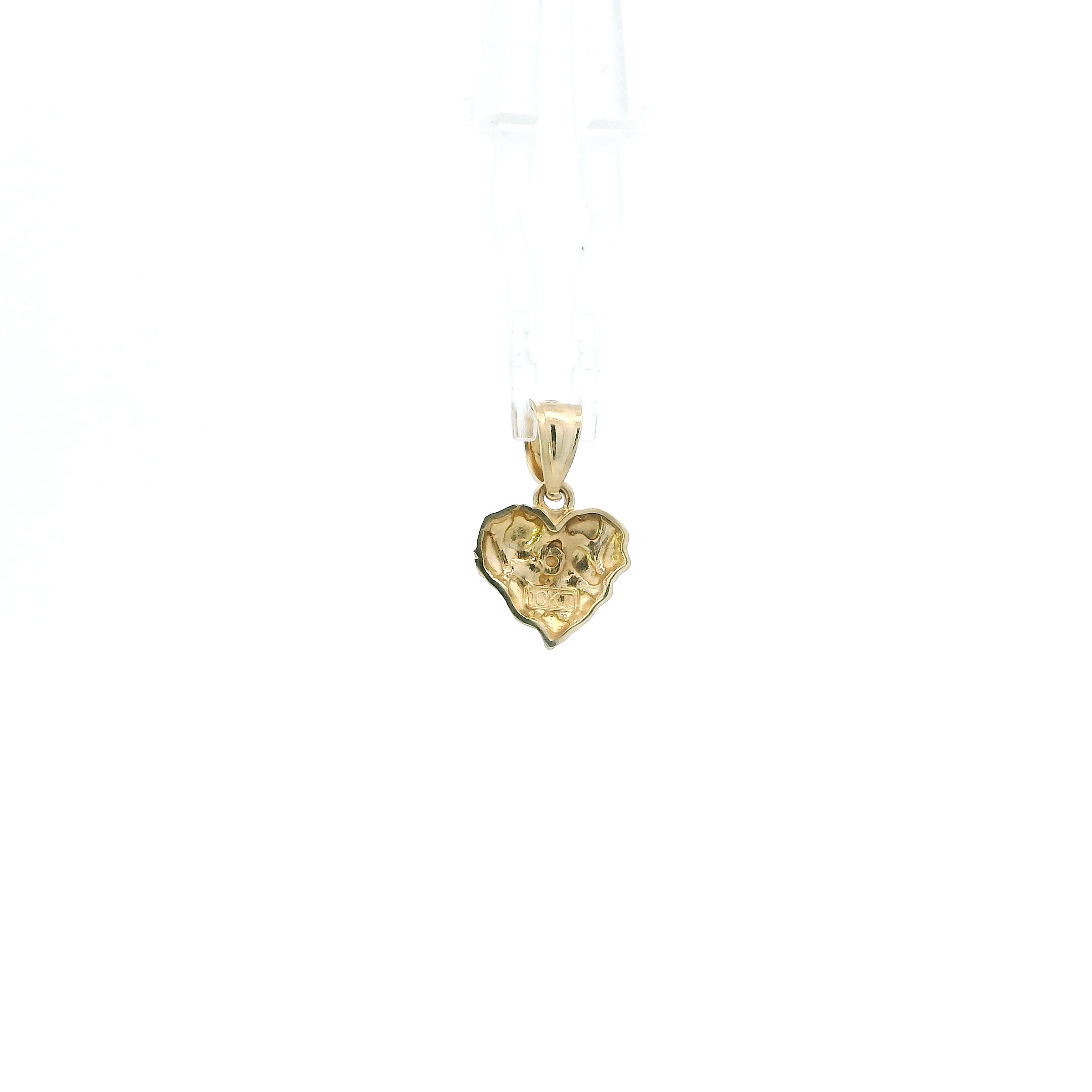 Colgante Corazón Pepita Oro Amarillo 10K