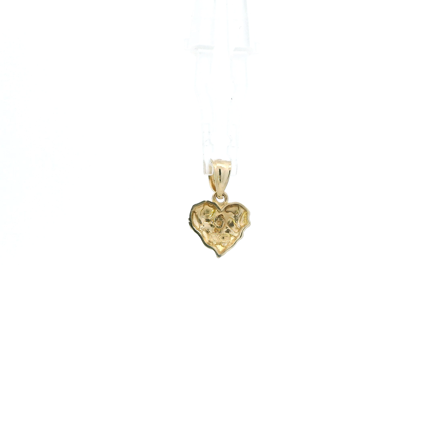 Colgante Corazón Pepita Oro Amarillo 10K
