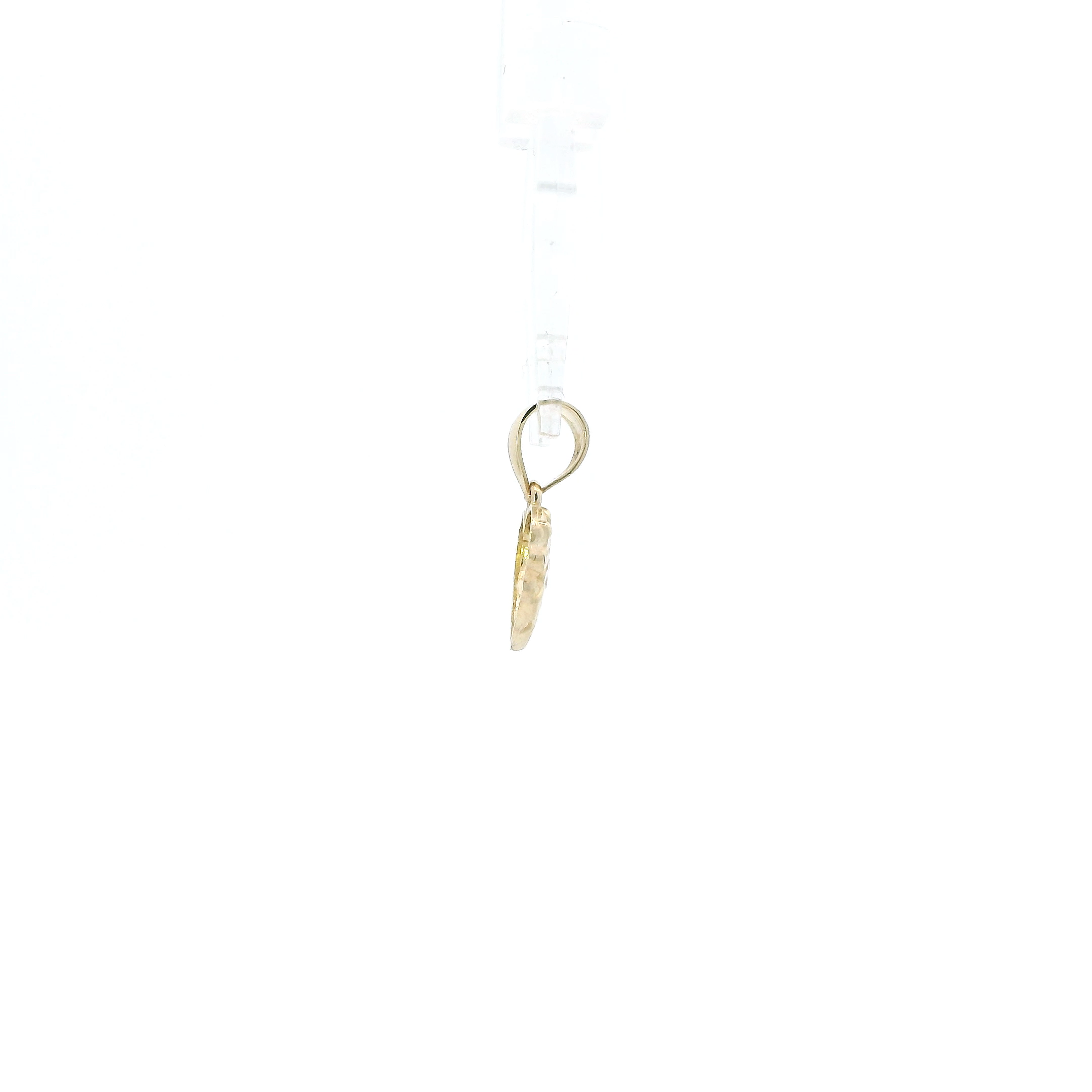 Colgante Corazón Pepita Oro Amarillo 10K