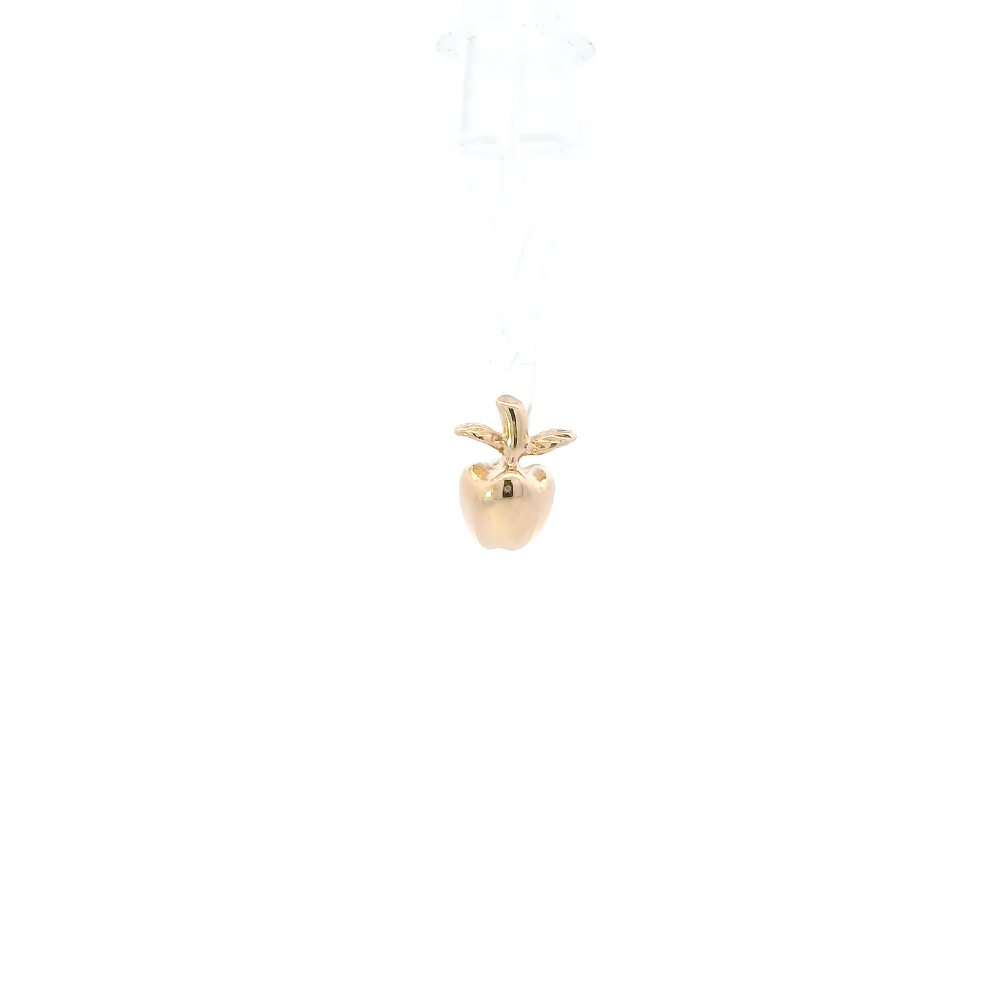 14K Yellow Gold Apple Pendant