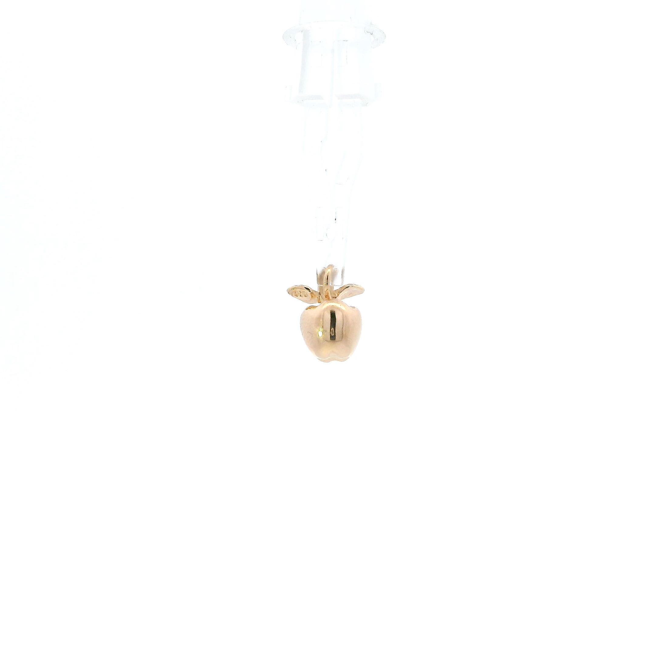 14K Yellow Gold Apple Pendant