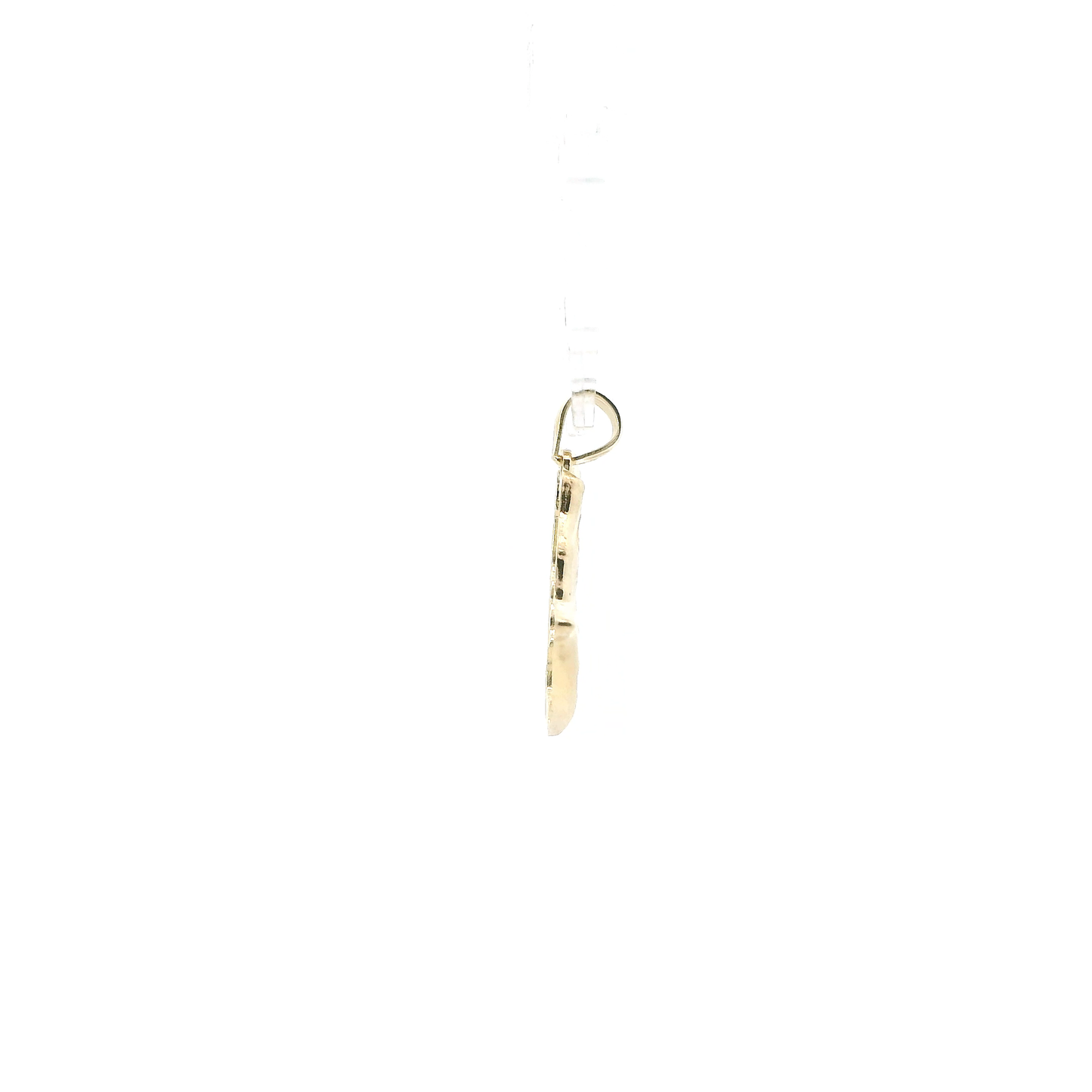 10K Yellow Gold Praying Hands Pendant