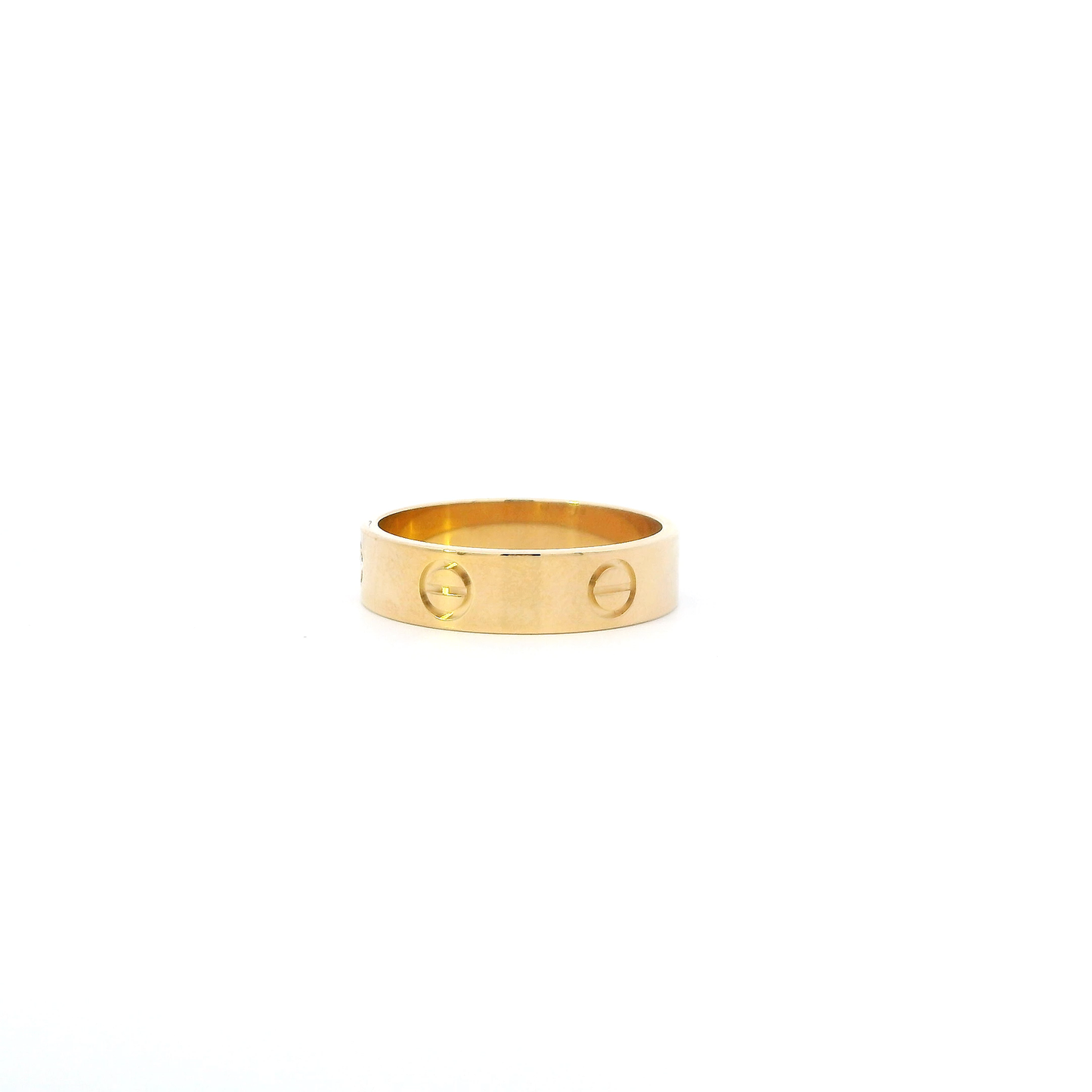 18K Yellow Gold Cartier Love Ring With Certificate Paperwork