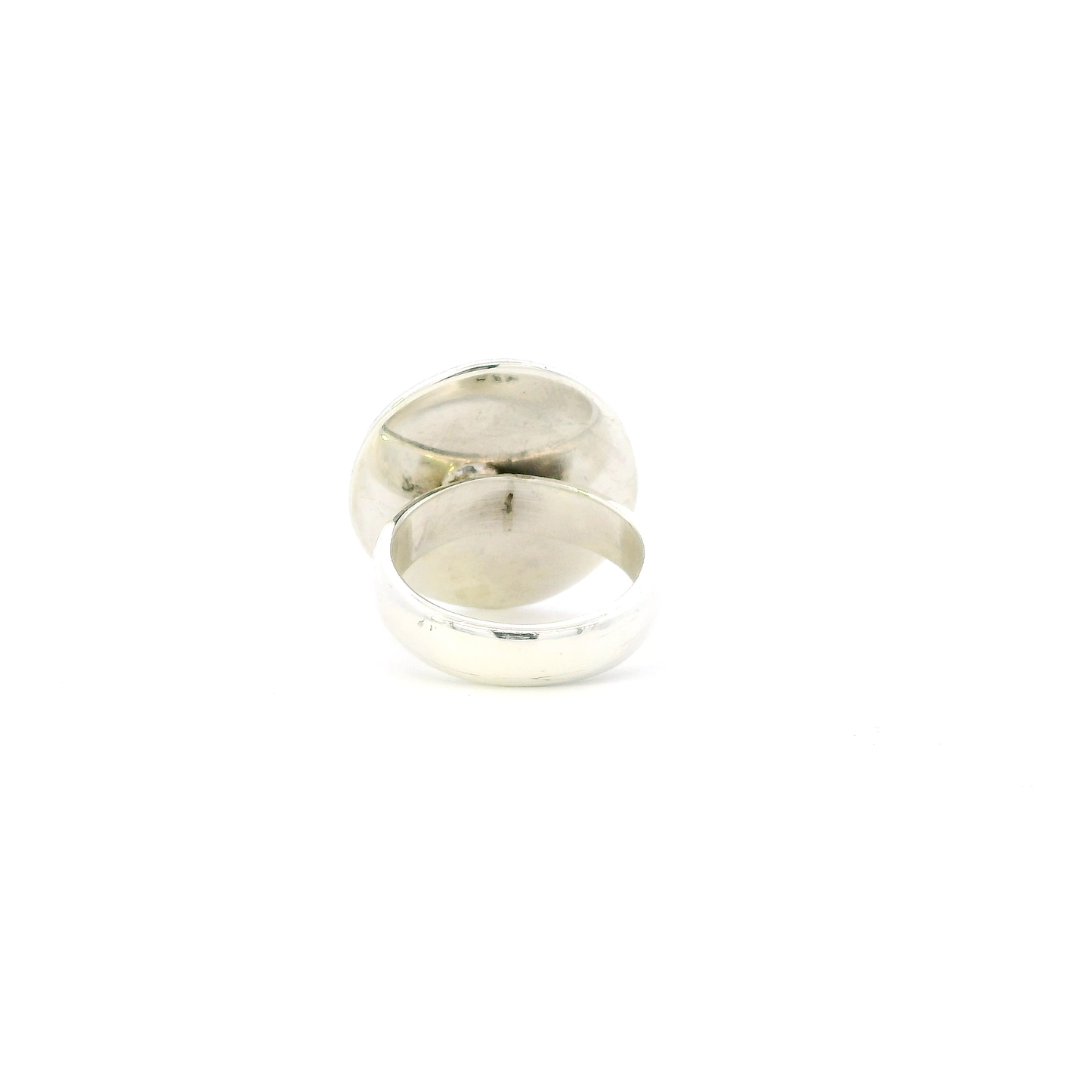 Silver Aztec Calendar Womens Ring