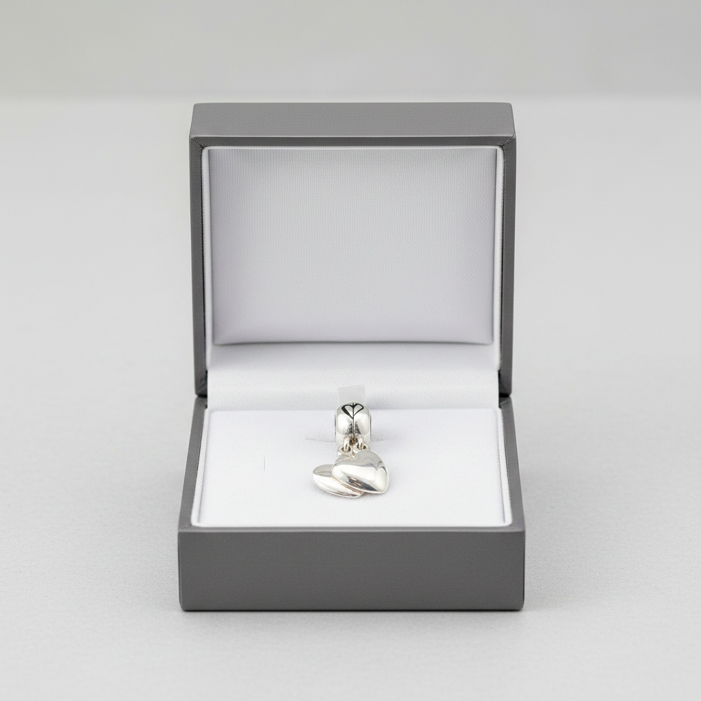 Pandora Sterling Silver "Mother/Son" Split Dangle Charm